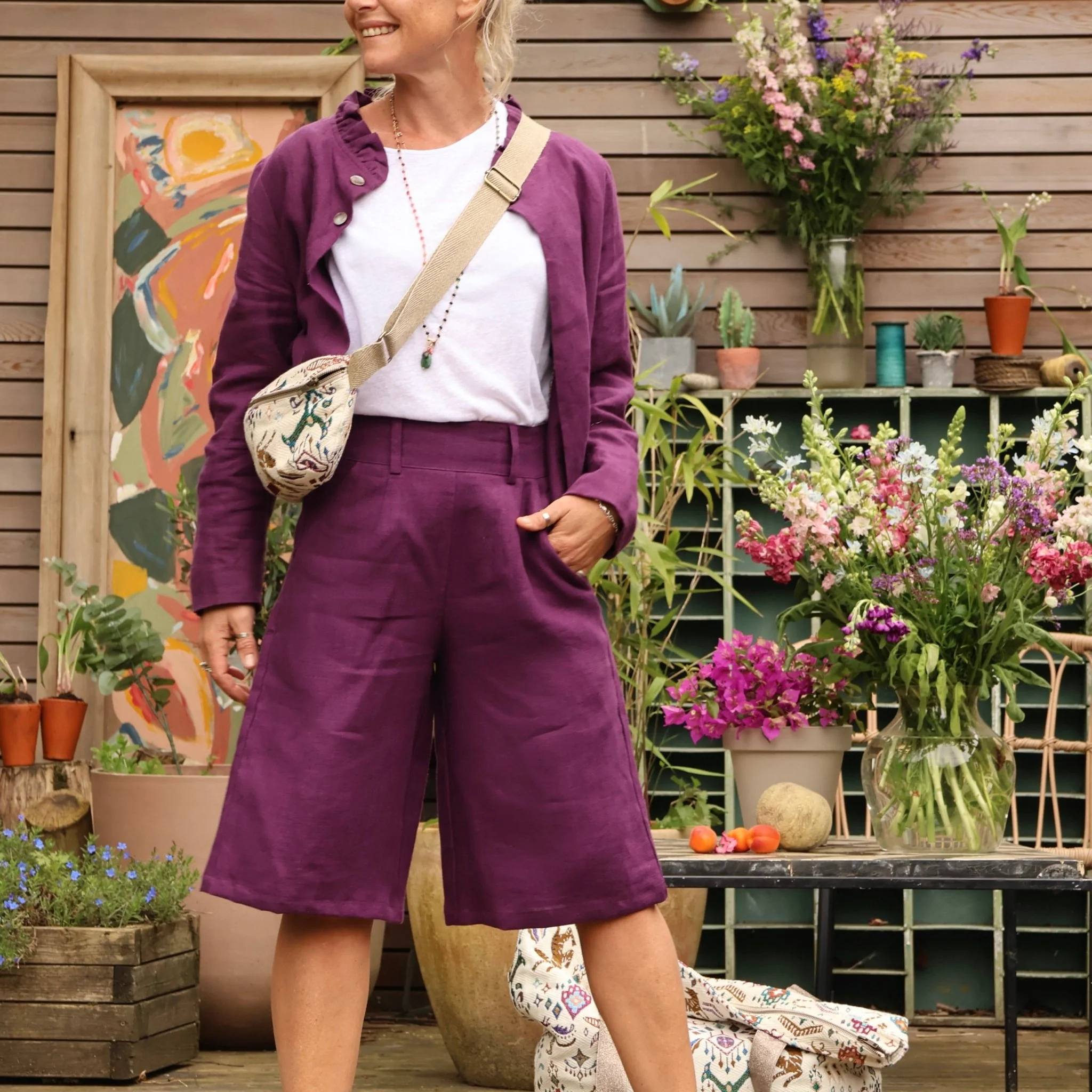 Bermuda Tomi - lin lilas - Image 4