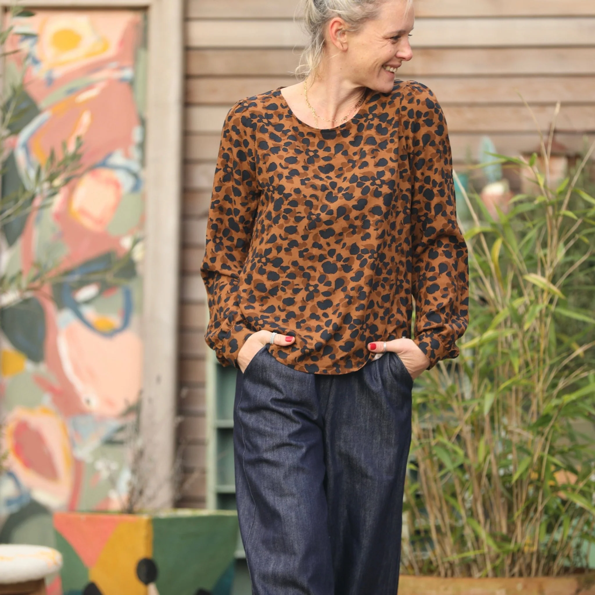 Blouse Amarante - viscose "graou"