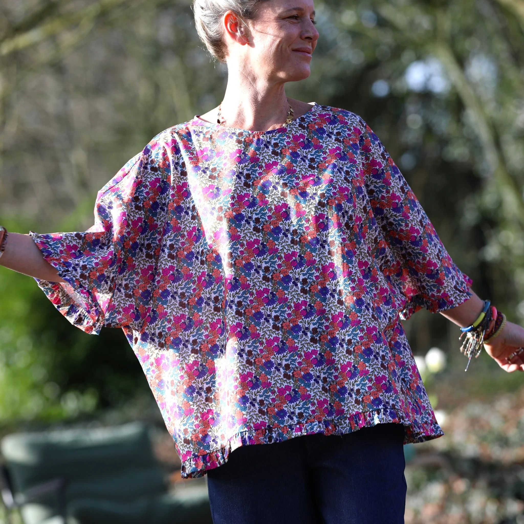 Blouse Annette – Petit floral poétique