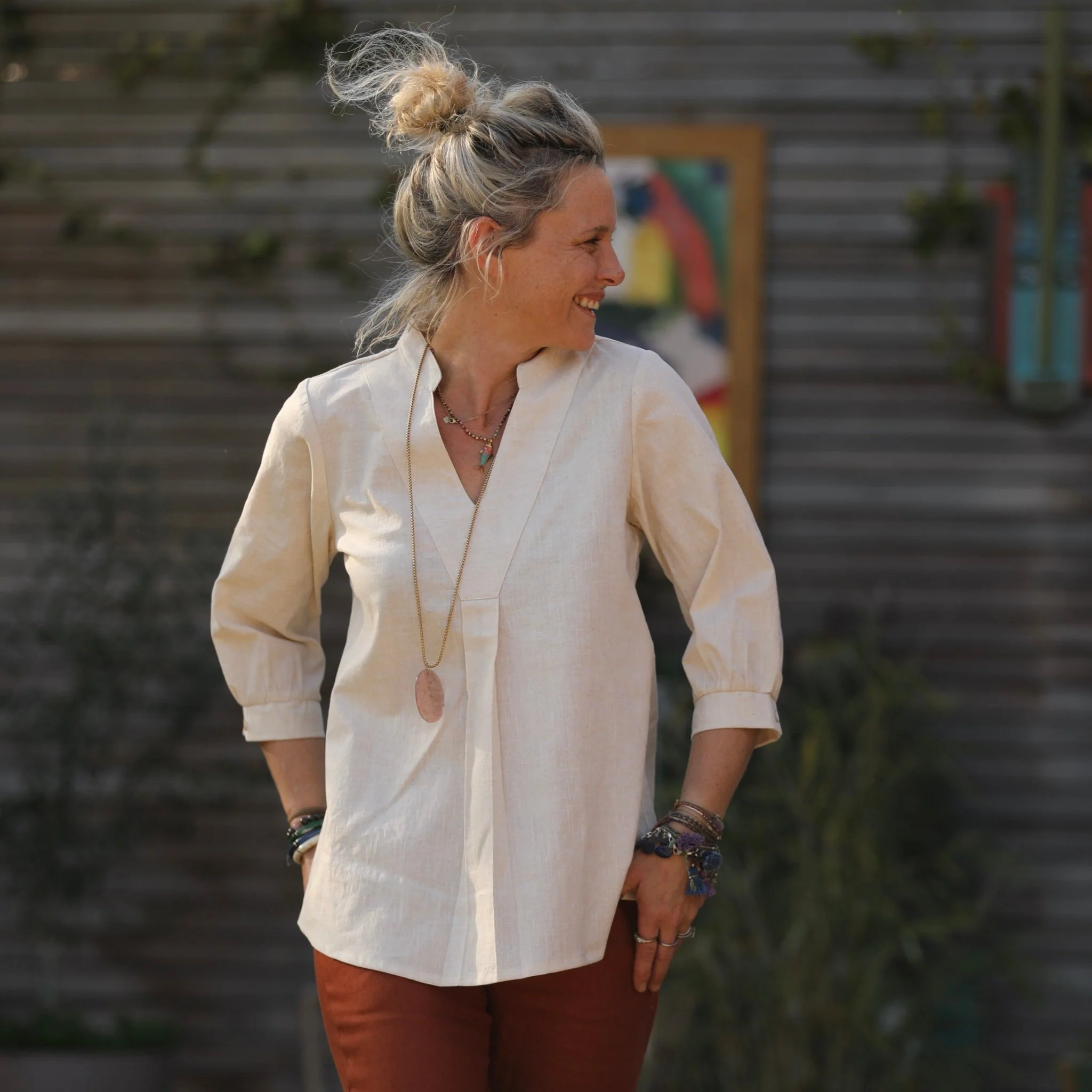 Blouse Isabeau - lin naturel - Image 5