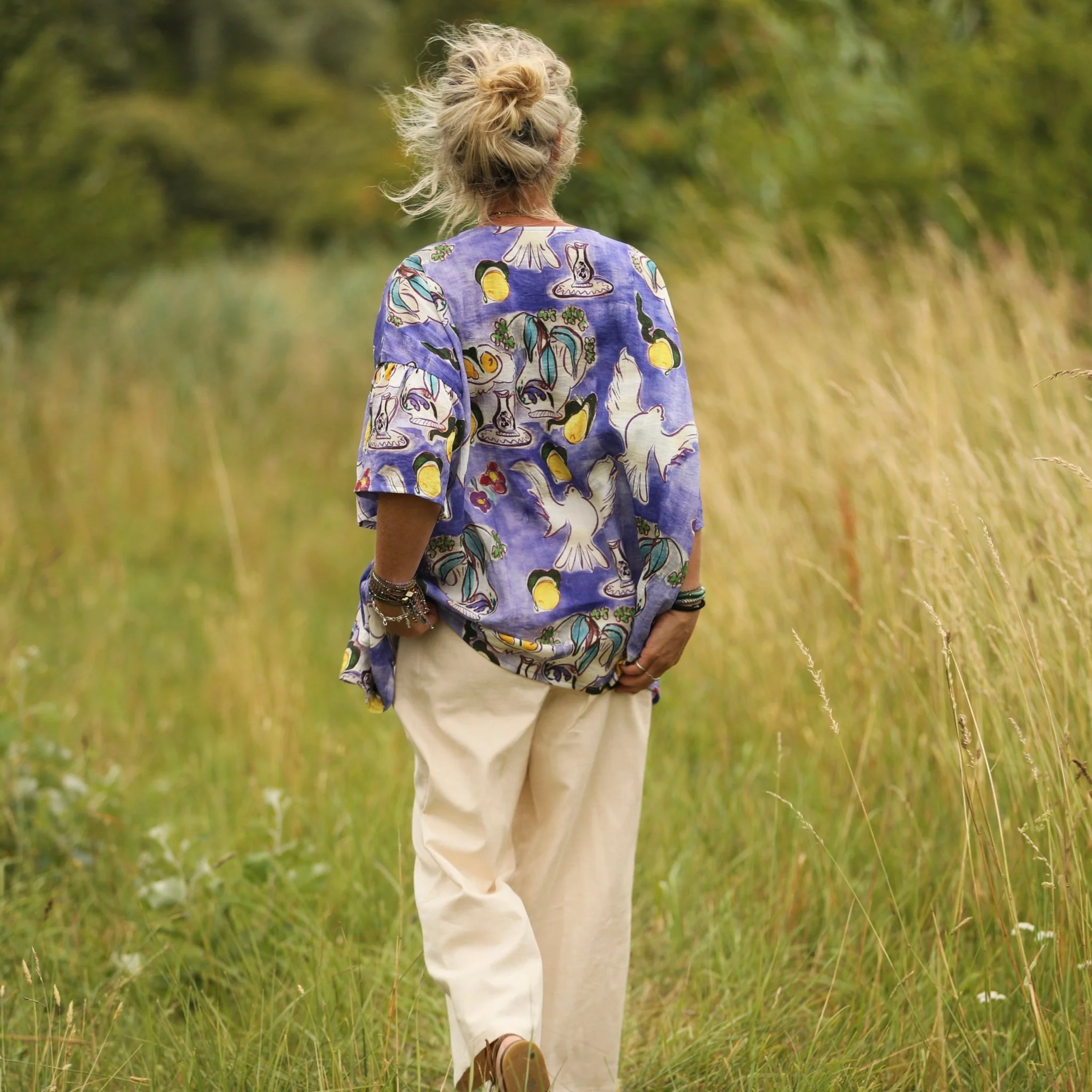 Blouse Léopoldine - Viscose Céleste - Image 4