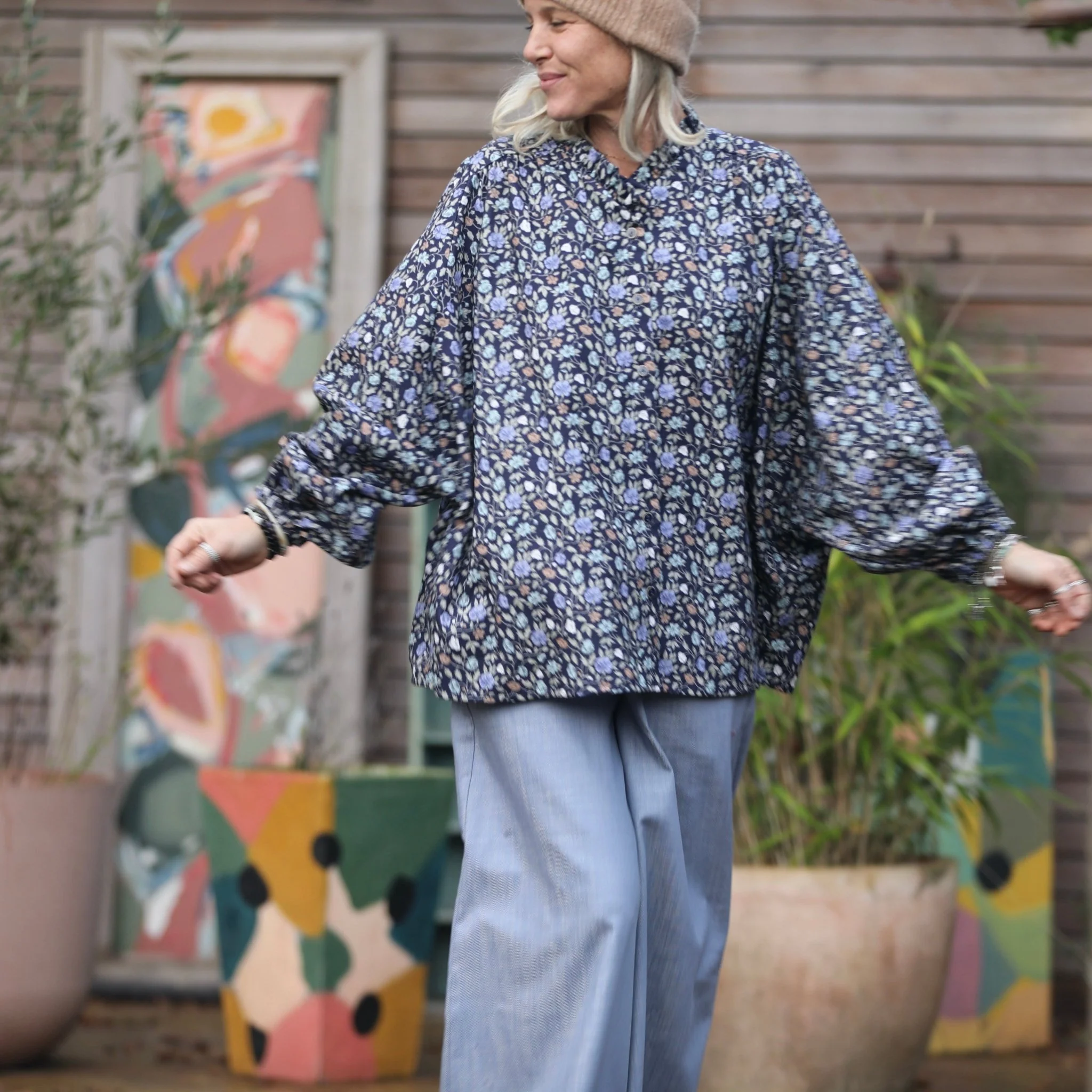 Blouse Miléna - armuré de coton Floréal - Image 4