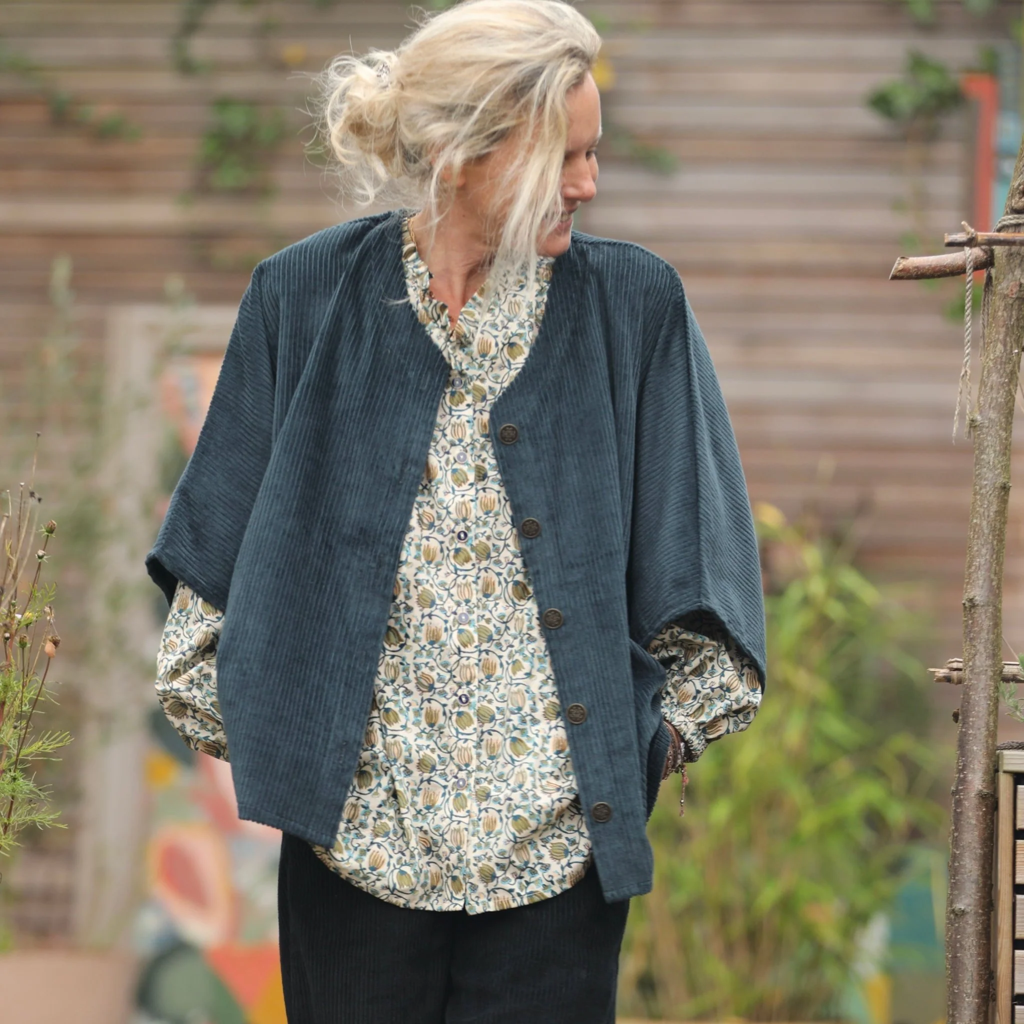 Blouse Miléna - voile de coton Fleurs de Jaipur - Image 7