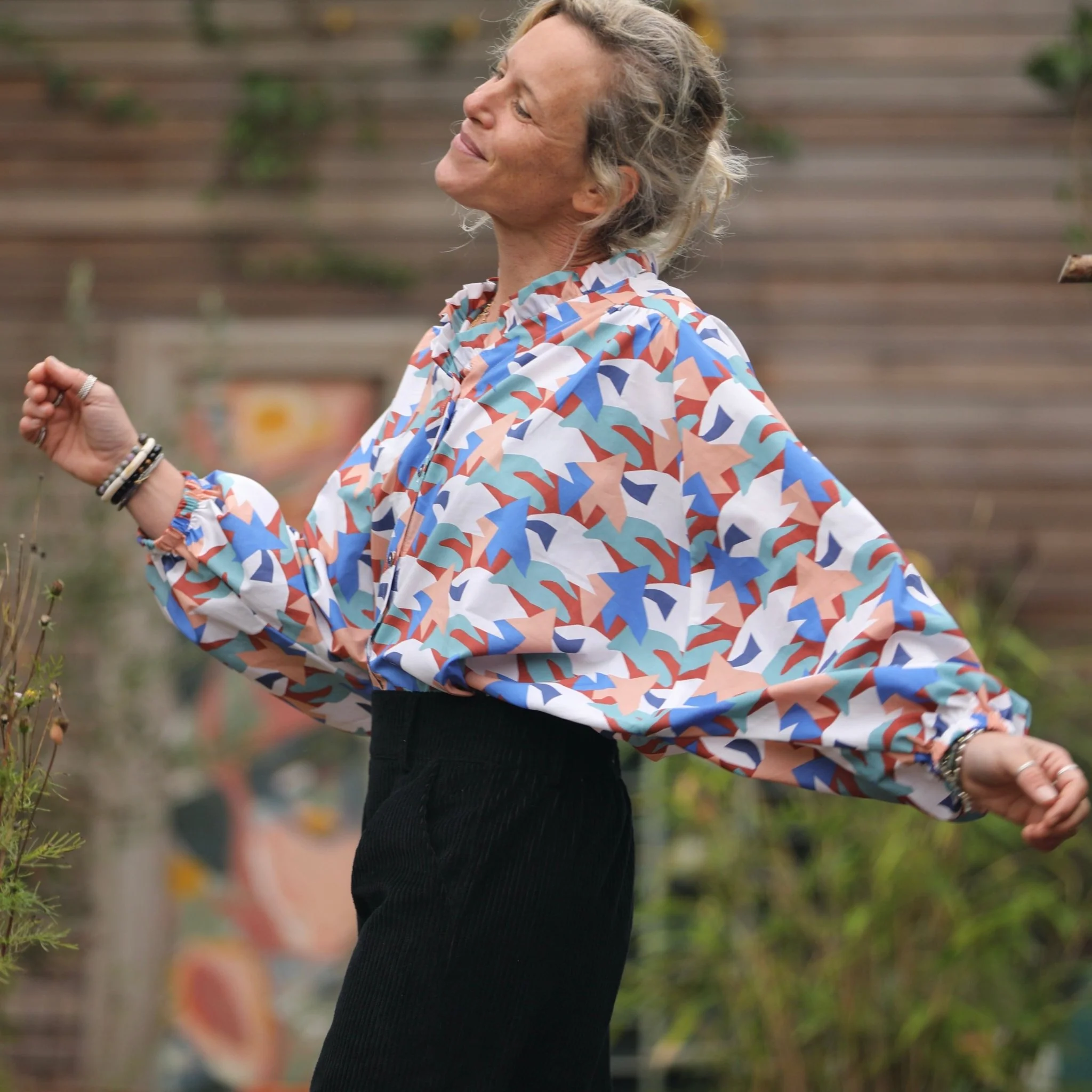 Blouse Miléna - voile de coton Perros-Guirec - Image 4