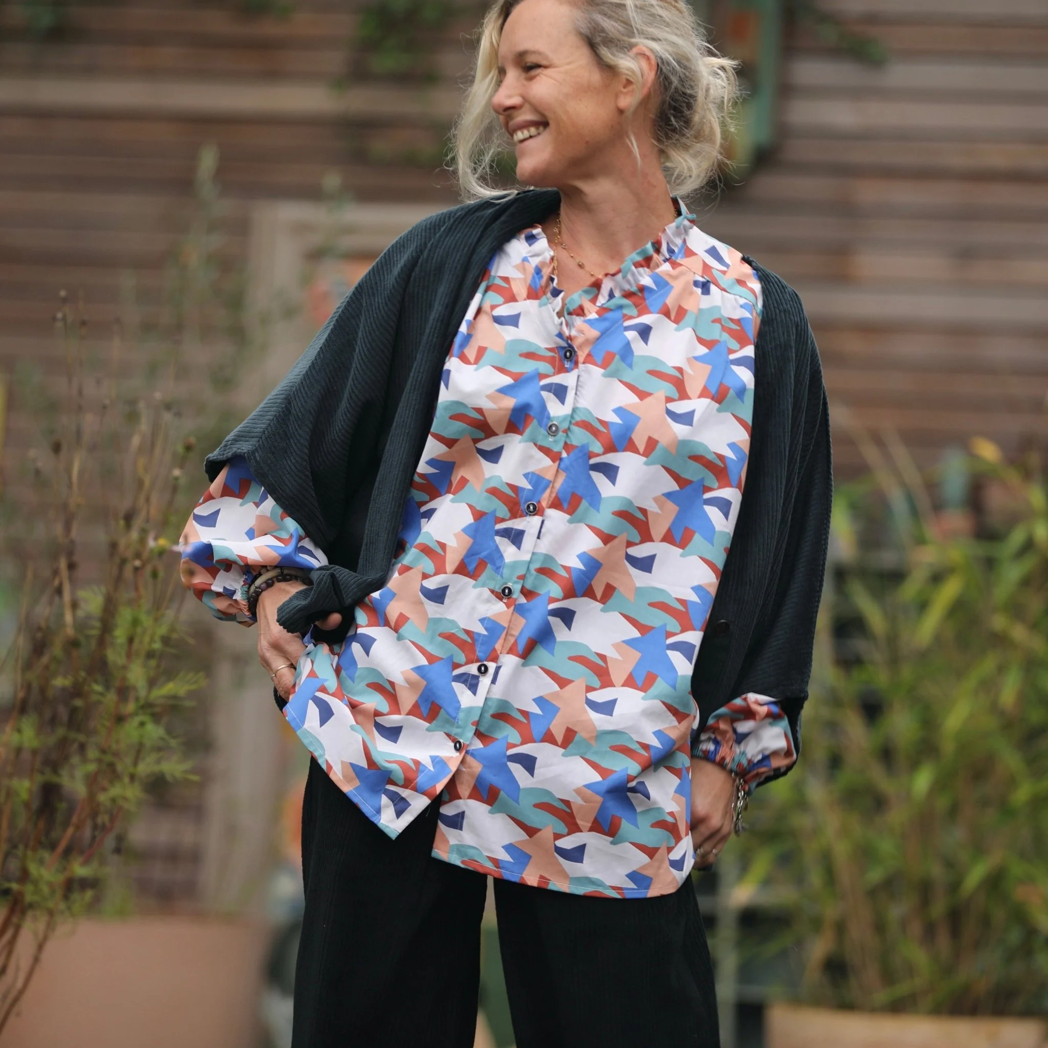 Blouse Miléna - voile de coton Perros-Guirec - Image 9