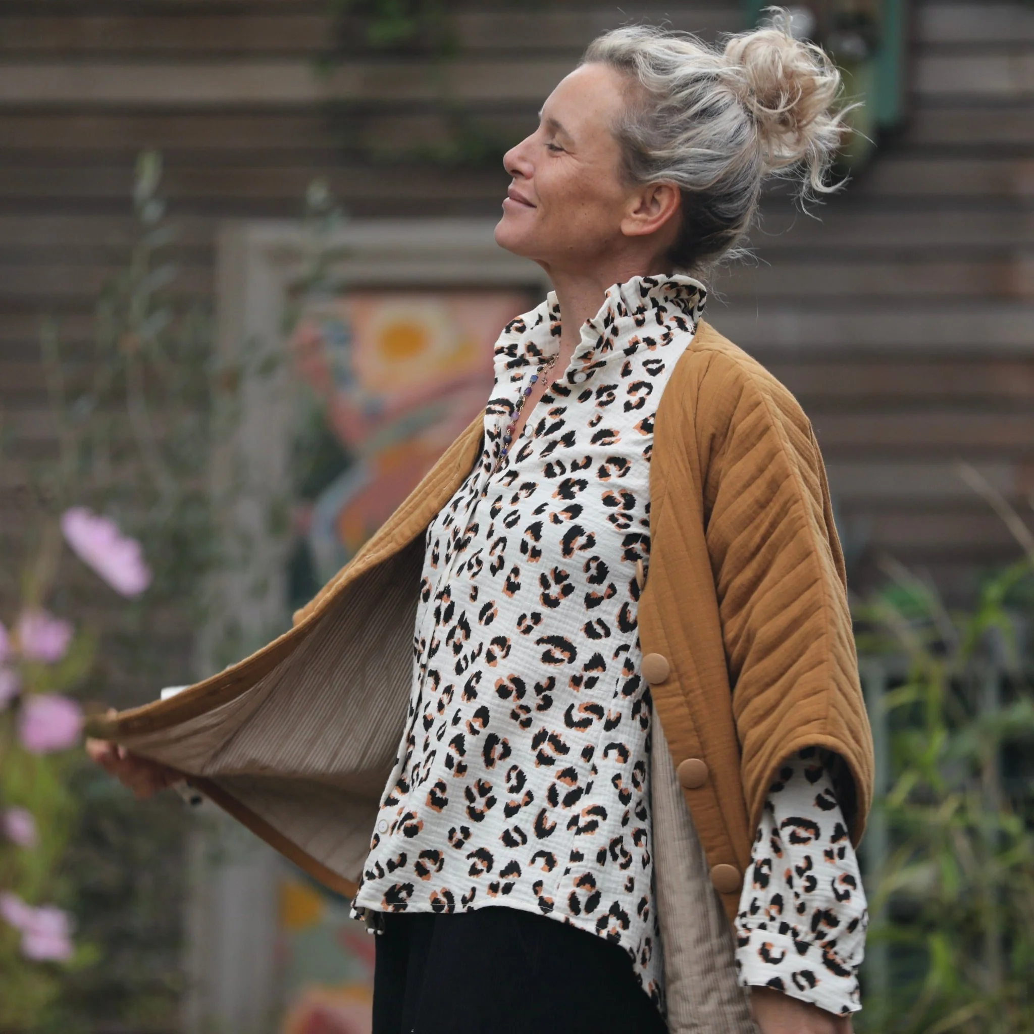 Blouse Marthe - double gaze de coton léo - Image 3