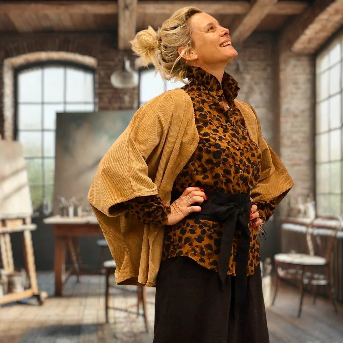 Blouse Marthe-  Graou choco/caramel - Image 3