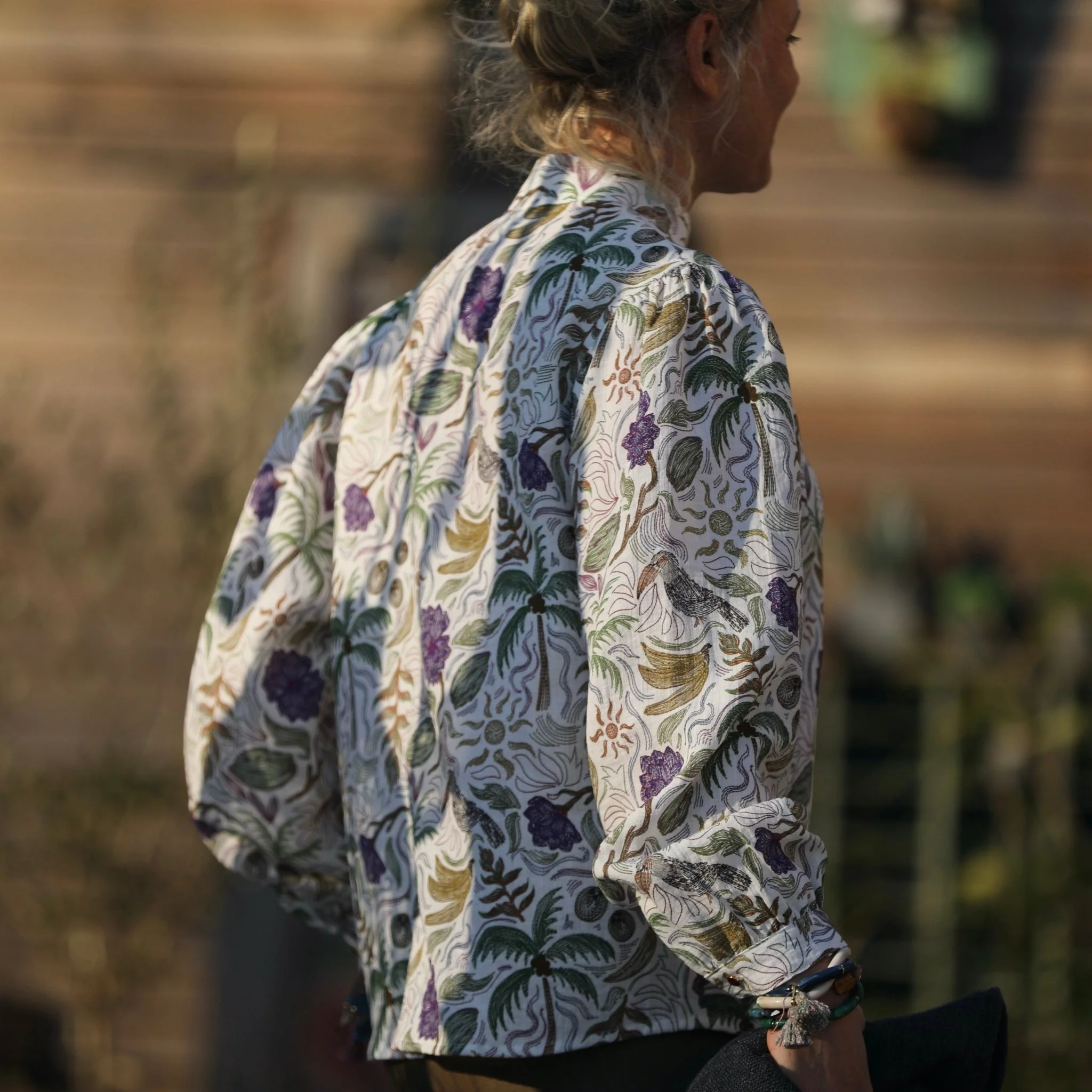 Blouse Thémis - jardin tropical - Image 11