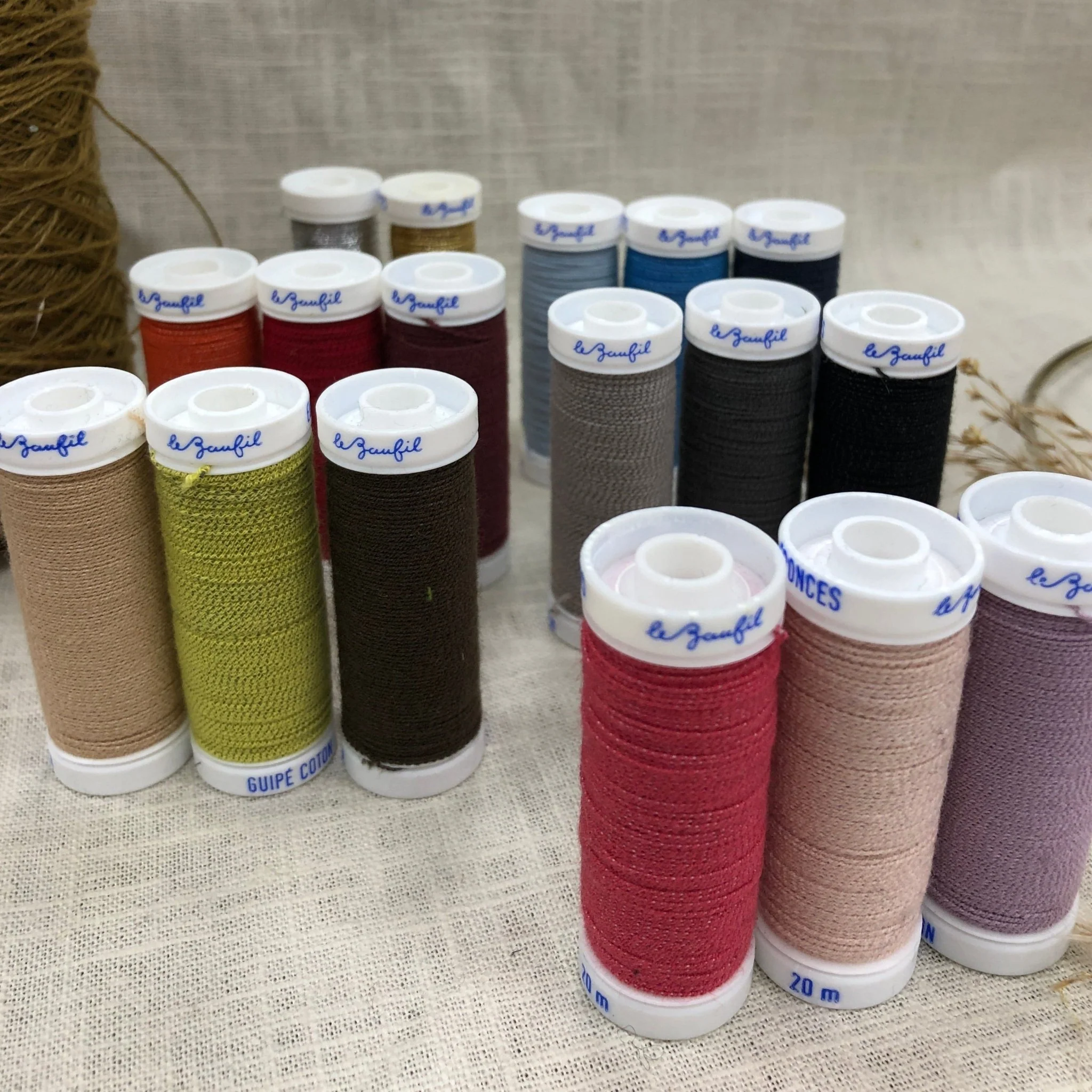 Bobine de fil élastique 20m "Le Beaufil " - Coloris au choix- - Image 2