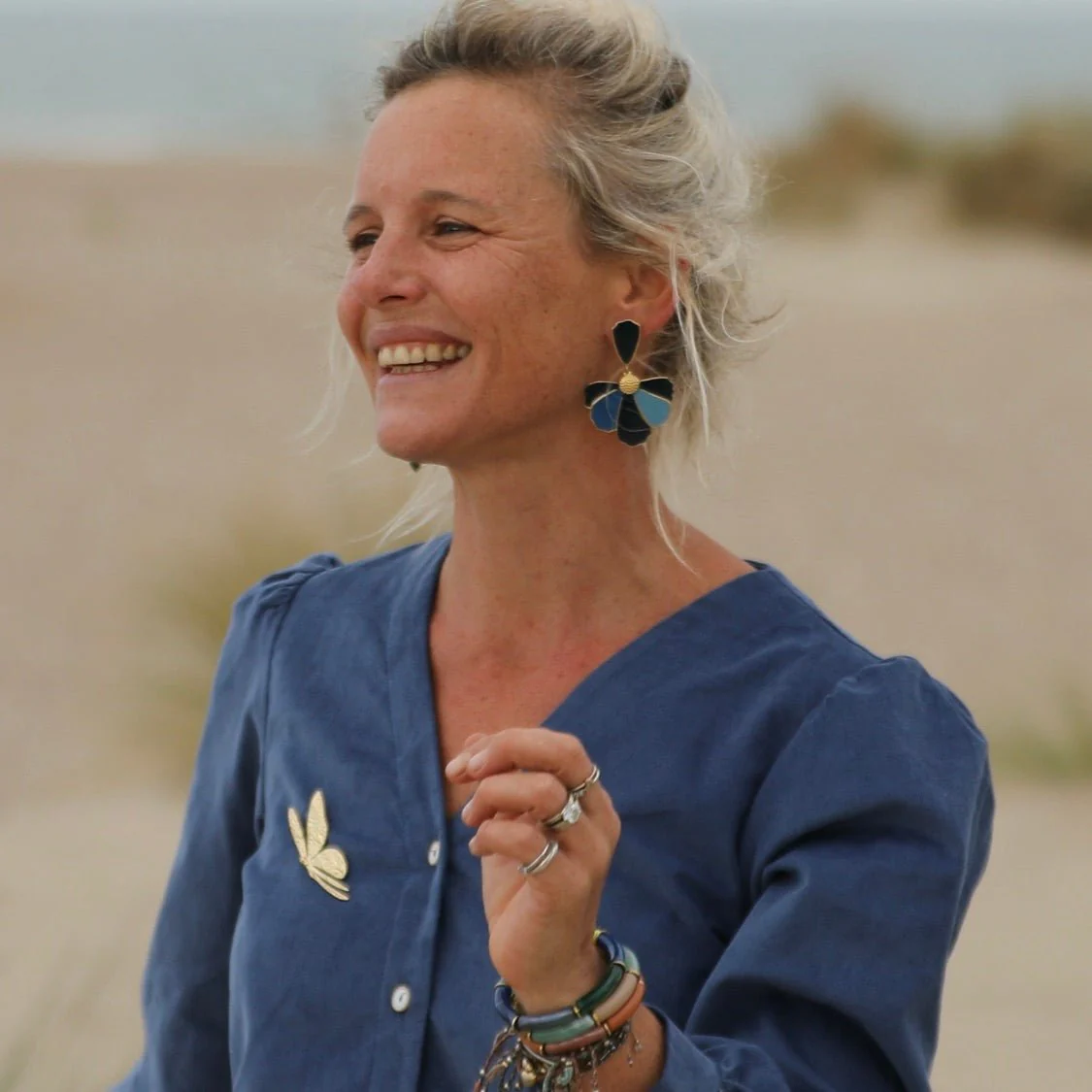 Broche Lysée – Dorée - Image 2