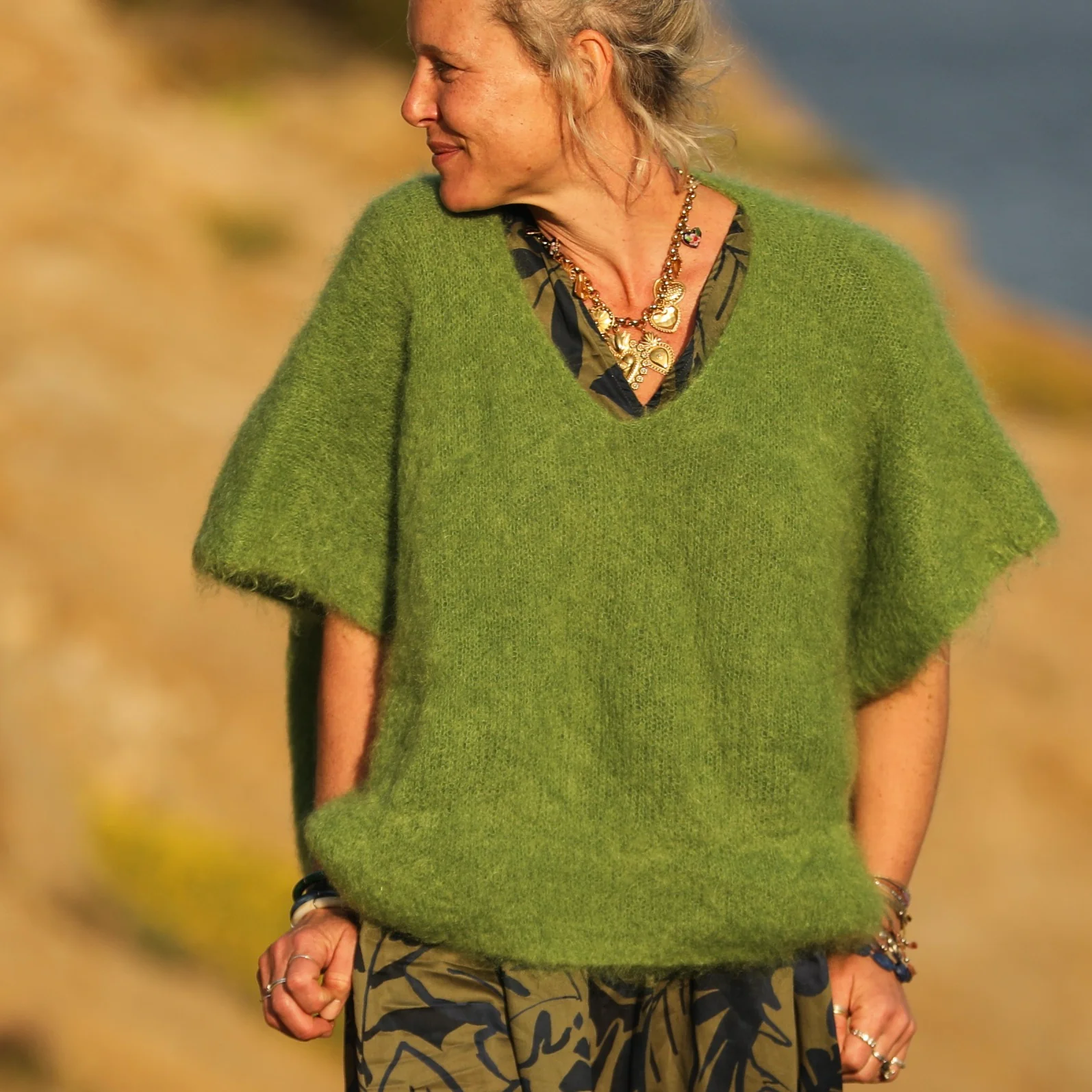 Cape Bérénice vert pomme - Image 9