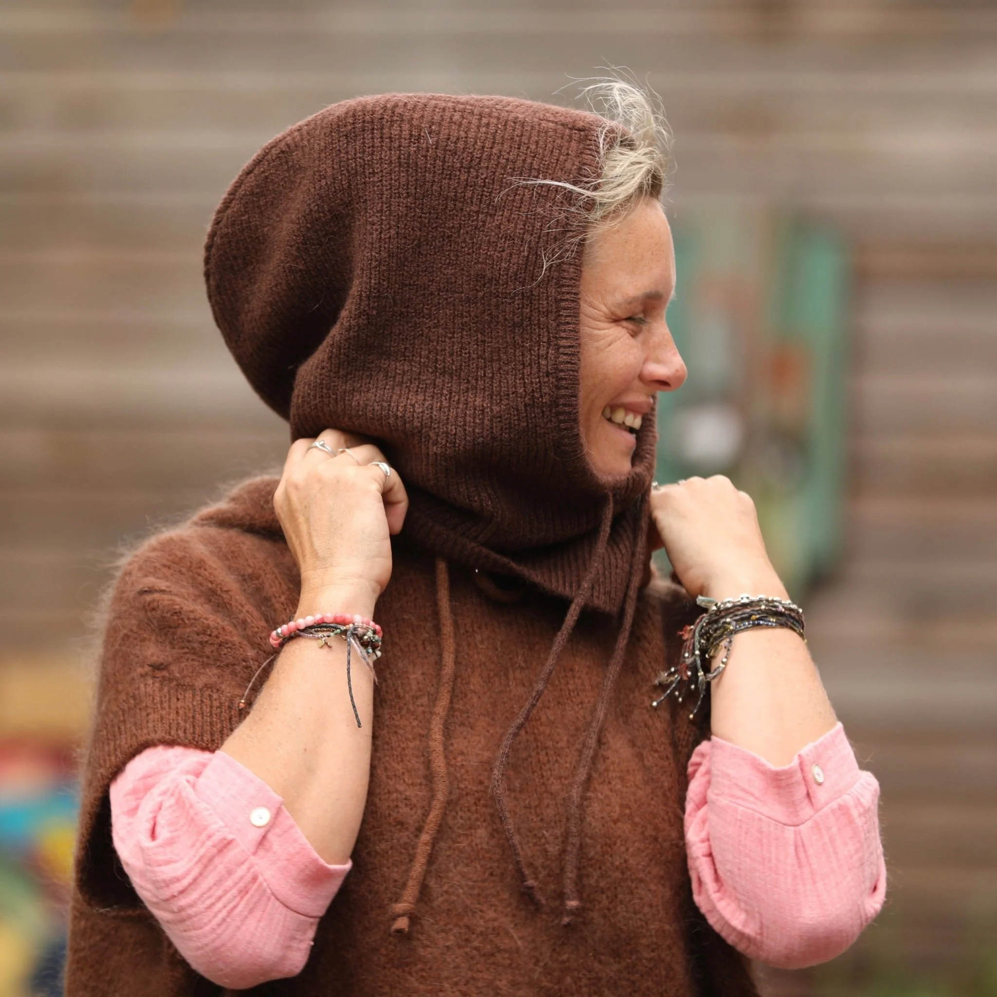 Cagoule Danaé - Chocolat - Image 4