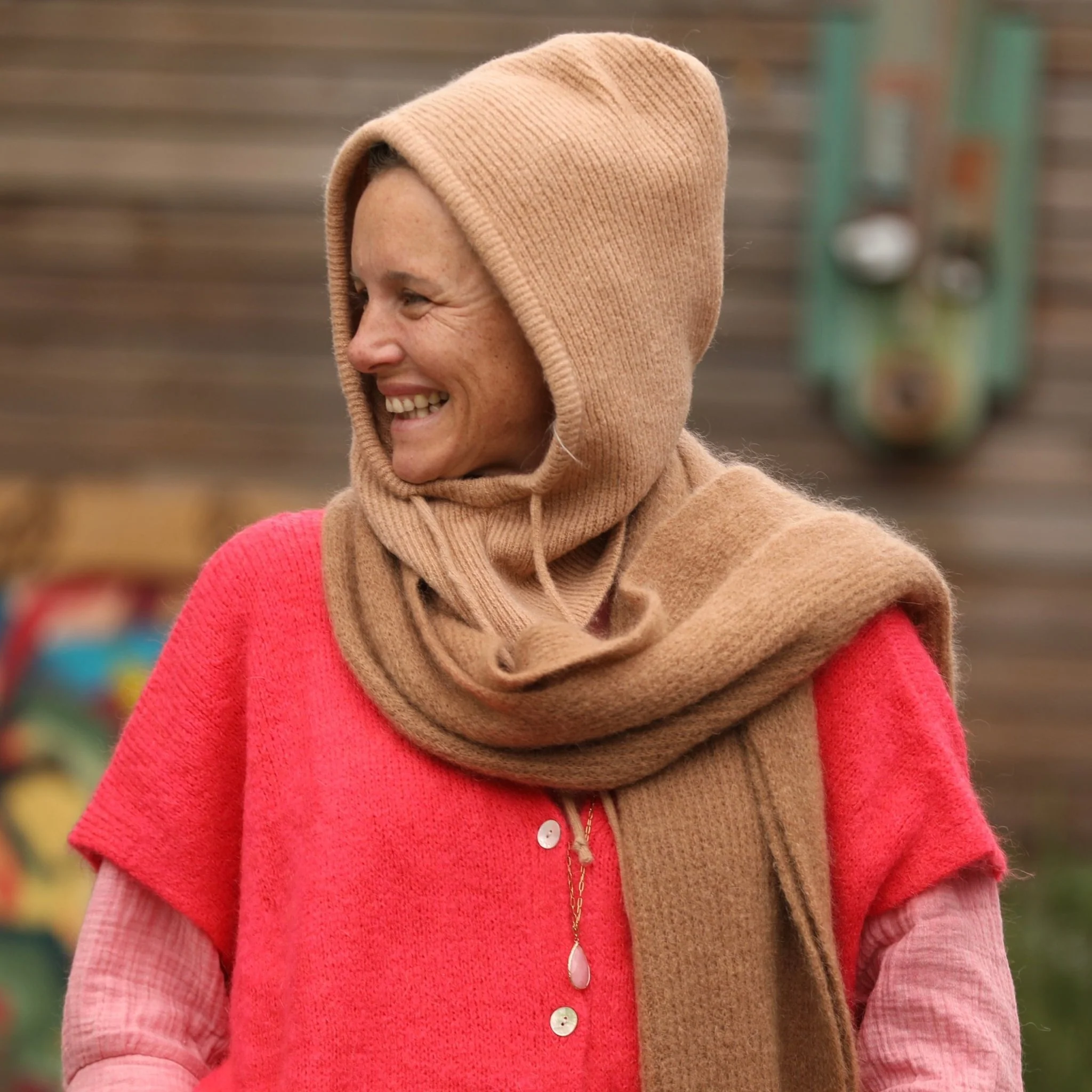 Cagoule Danaé - Camel - Image 6