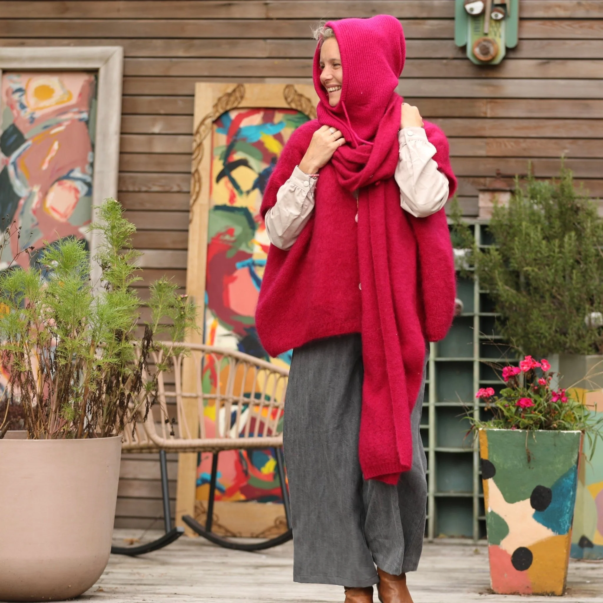 Cagoule Danaé - Framboise - Image 2