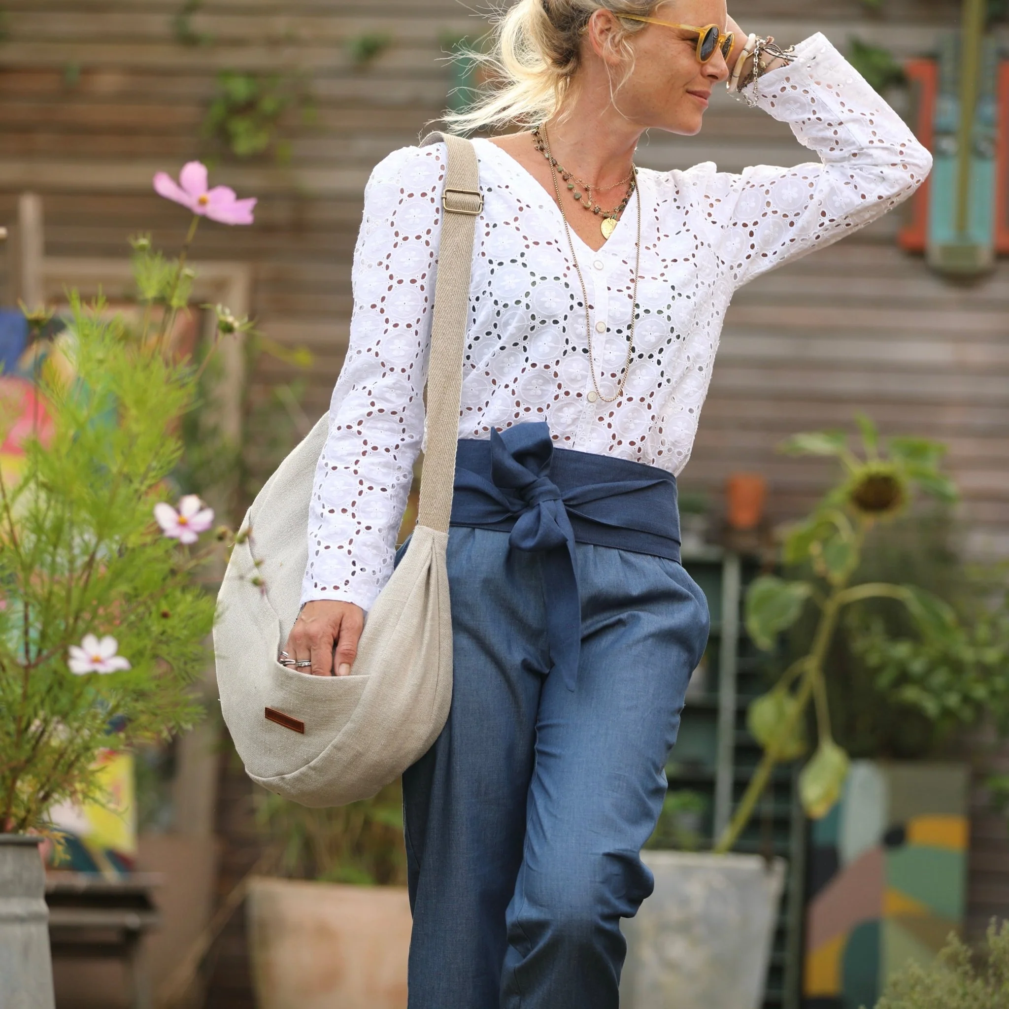 Ceinture Anita - lin indigo - Image 4