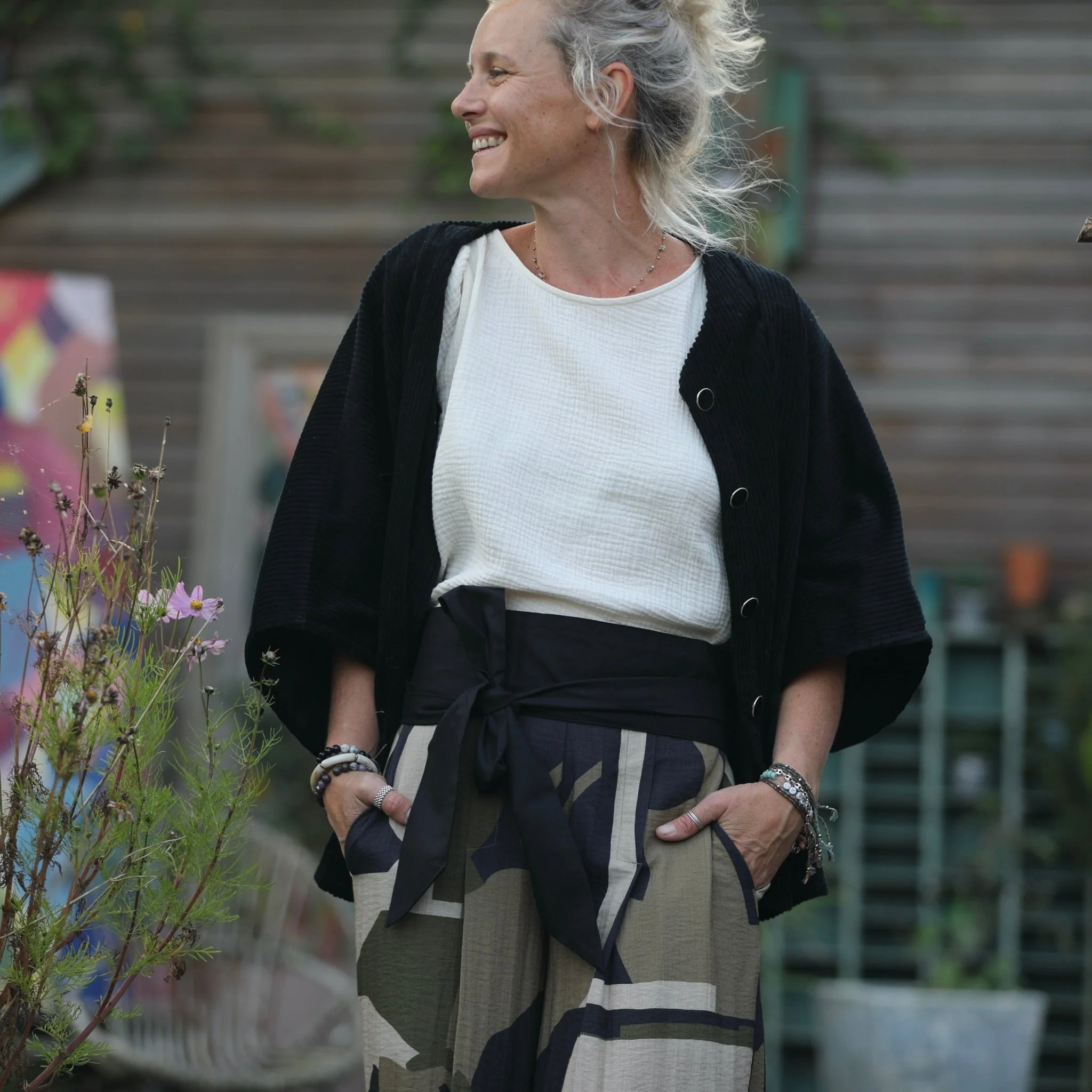Ceinture Anita - viscose noire - Image 8