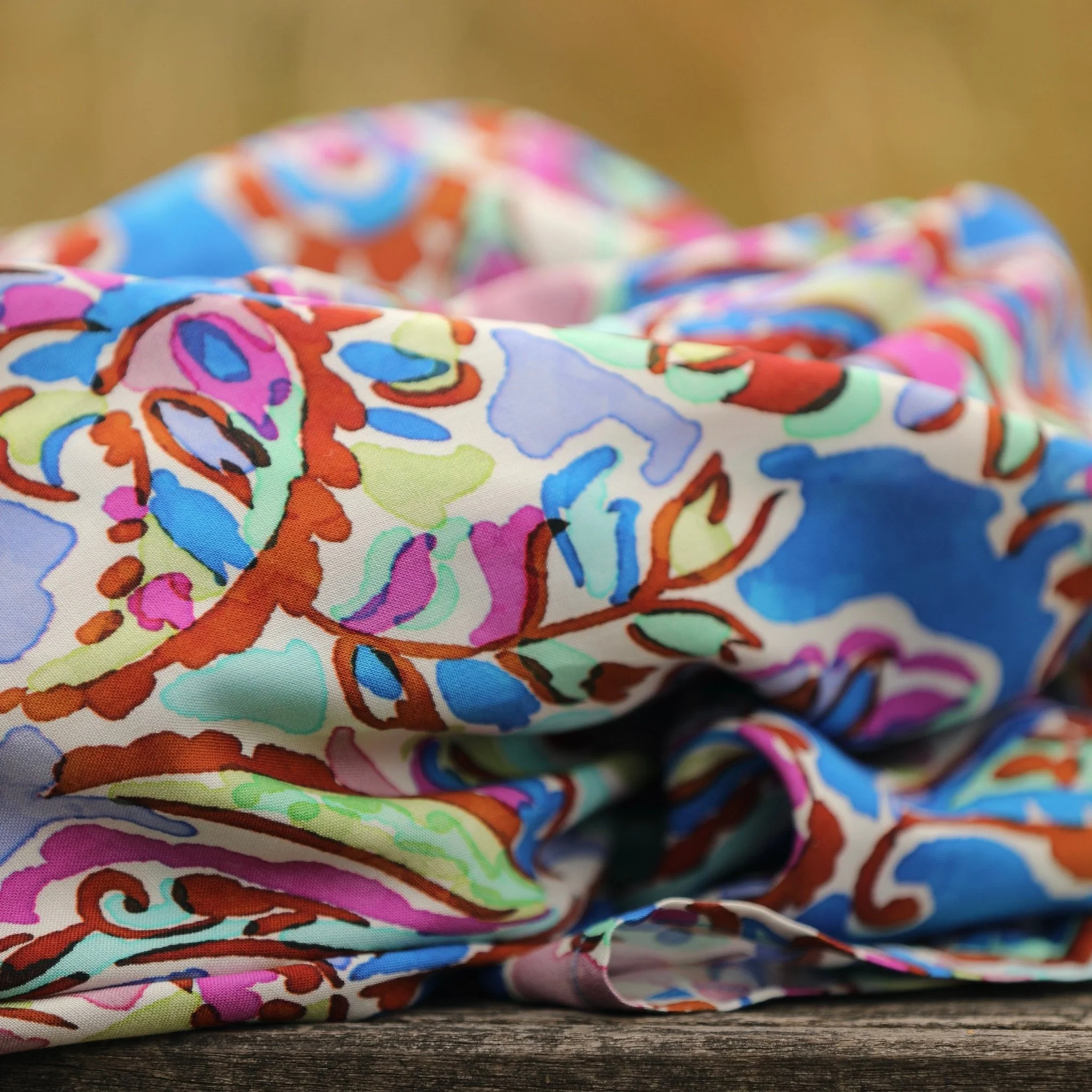Coupon - Viscose colorama 155x150cm (F47)