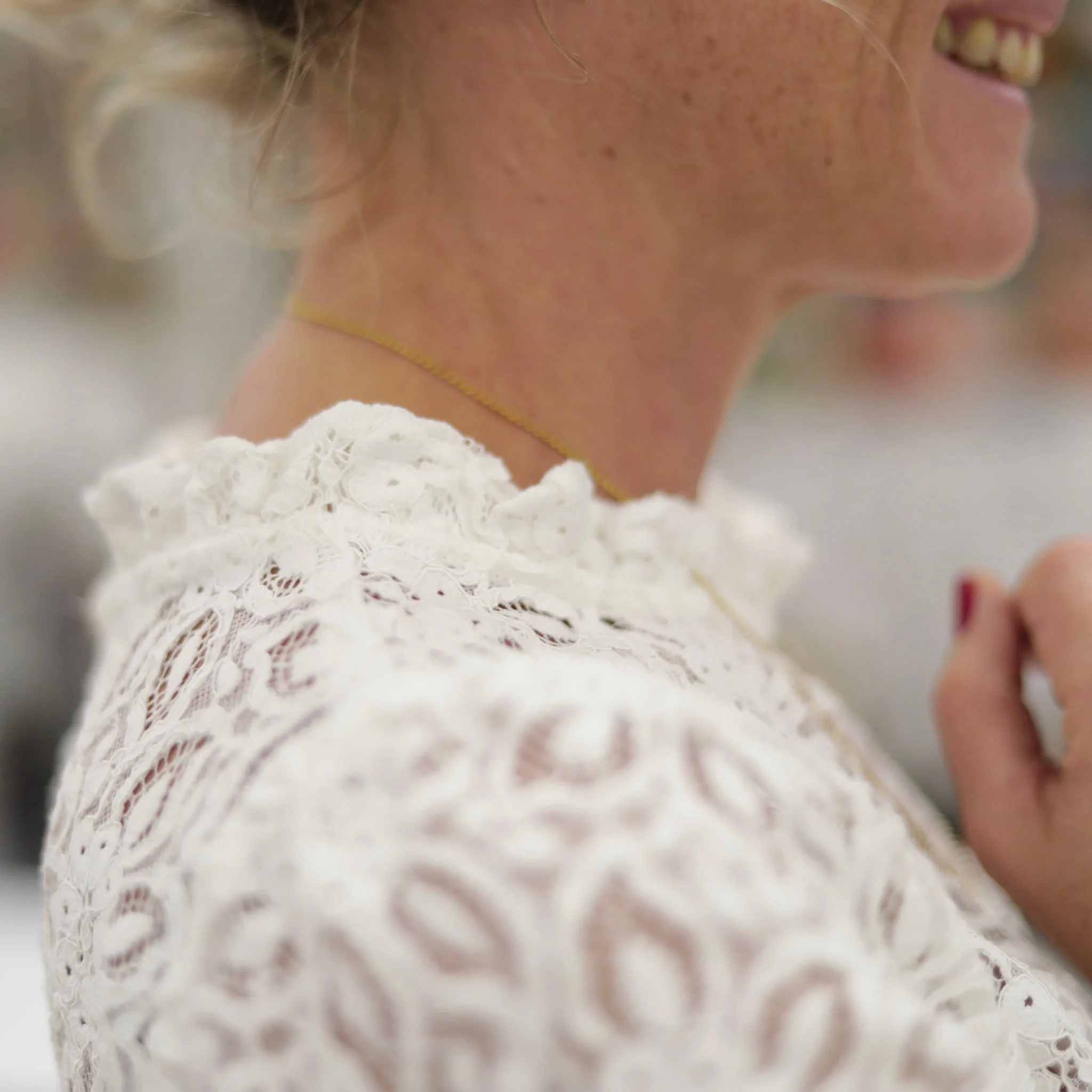 Blouse Fantine - Dentelle ivoire - Image 2