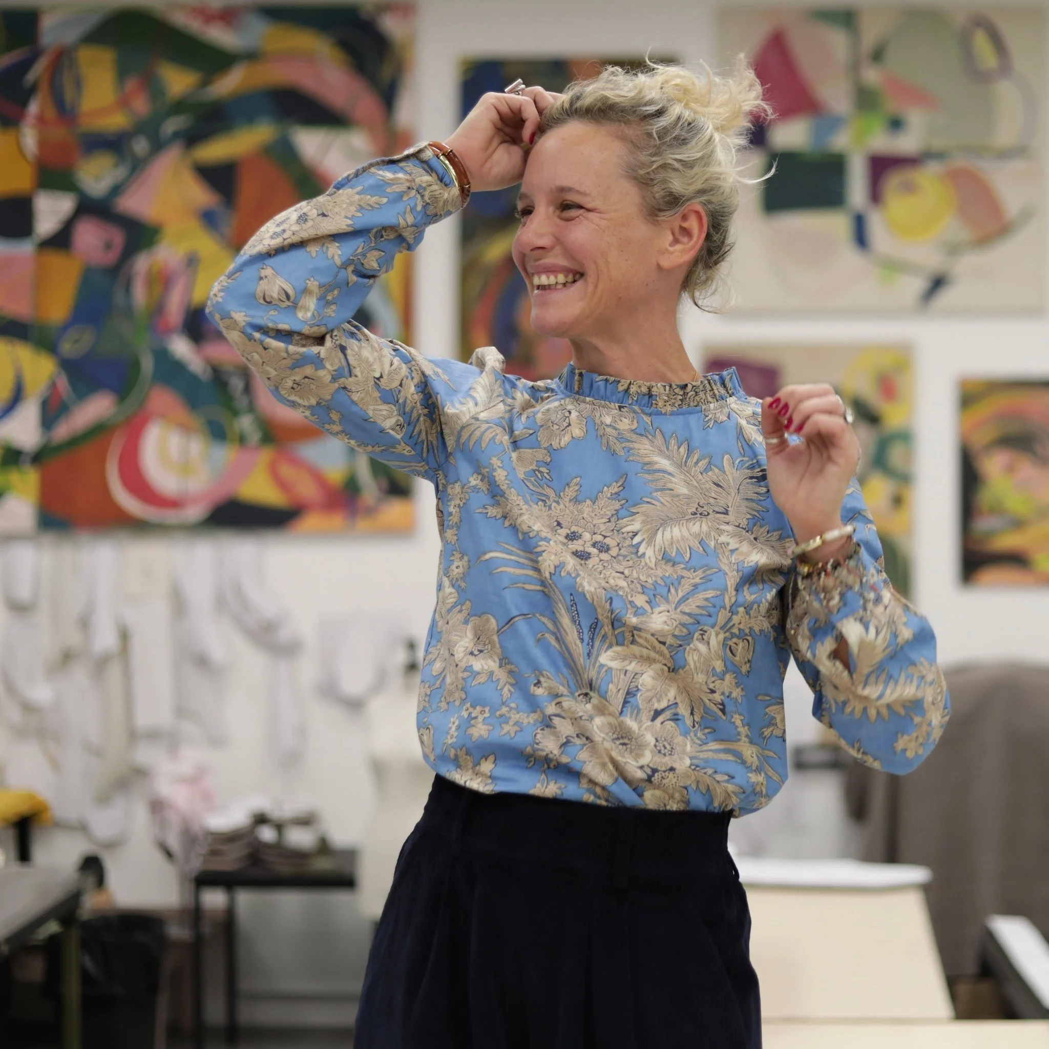 Blouse Fantine - Pastoral Bleu