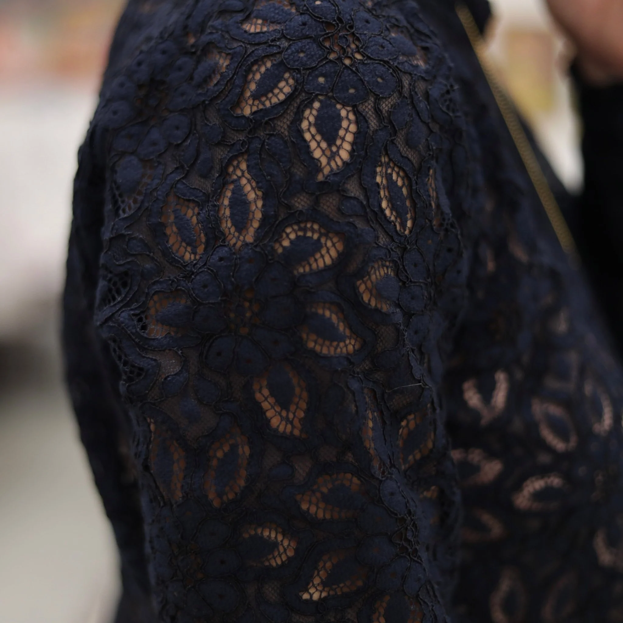 Blouse Fantine - Dentelle bleu marine - Image 10