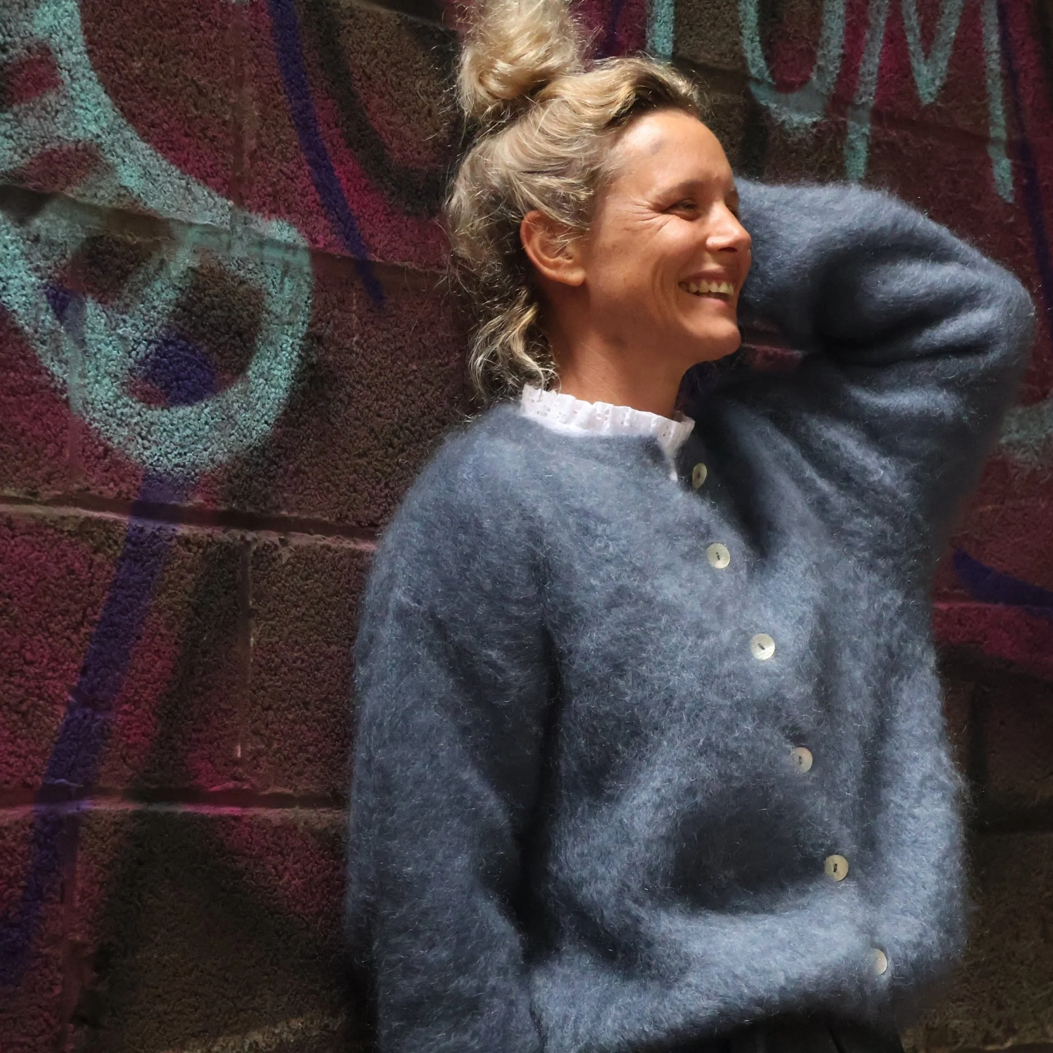 Gilet Appoline bleu jean - Image 3