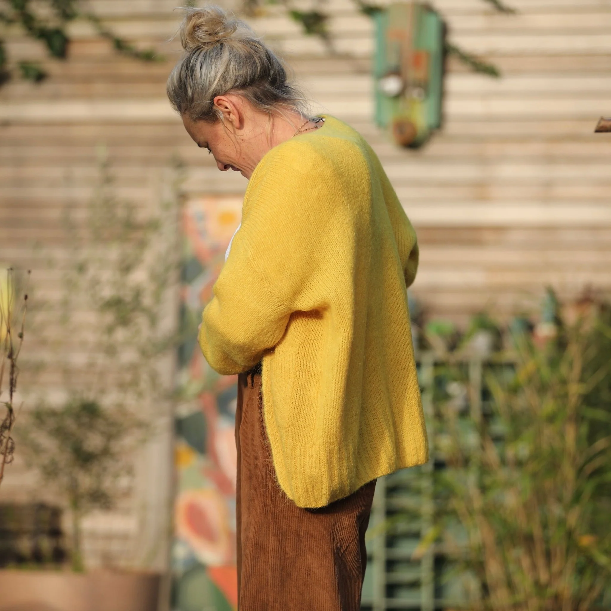 Gilet Augustine ocre - Image 4