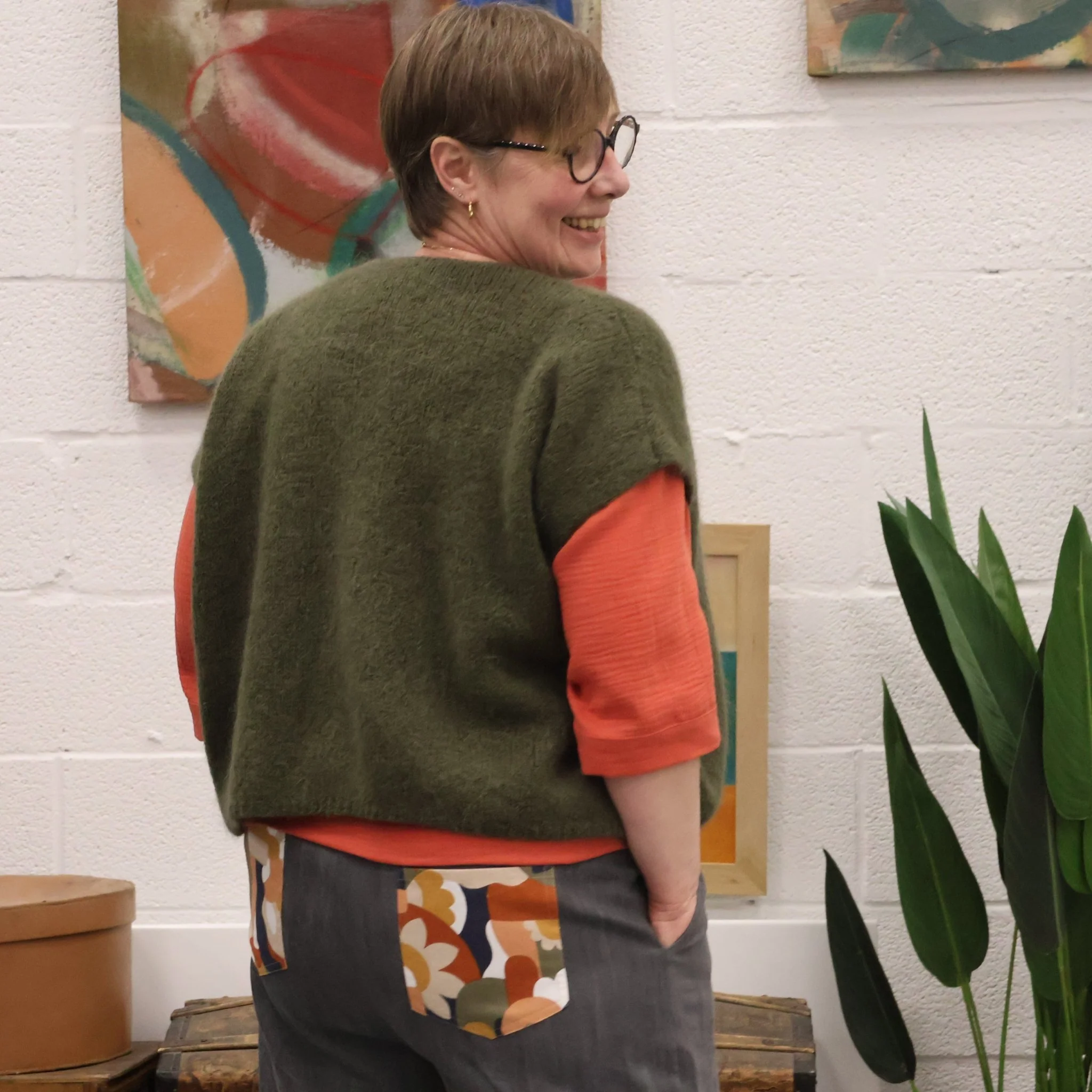 Gilet Benjamine camel - Image 14