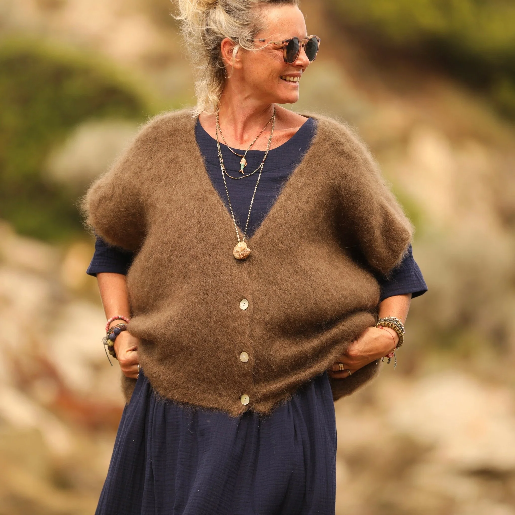 Gilet Cassiopé - Camel - Image 9
