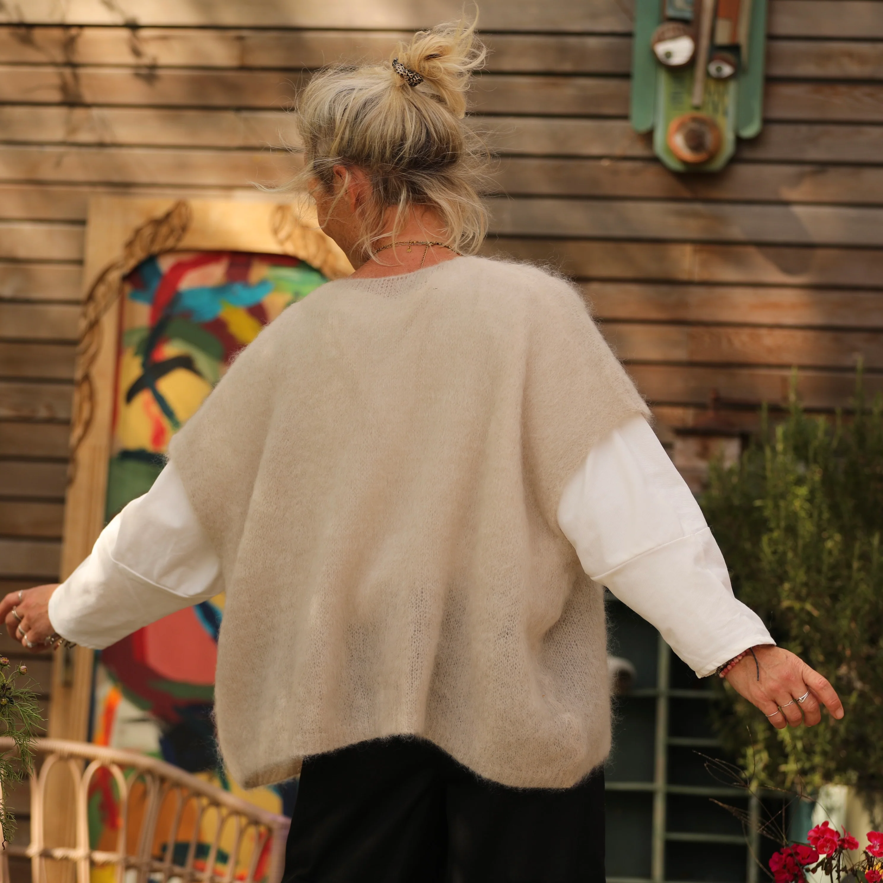 Gilet Cassiopé - Ficelle - Image 3