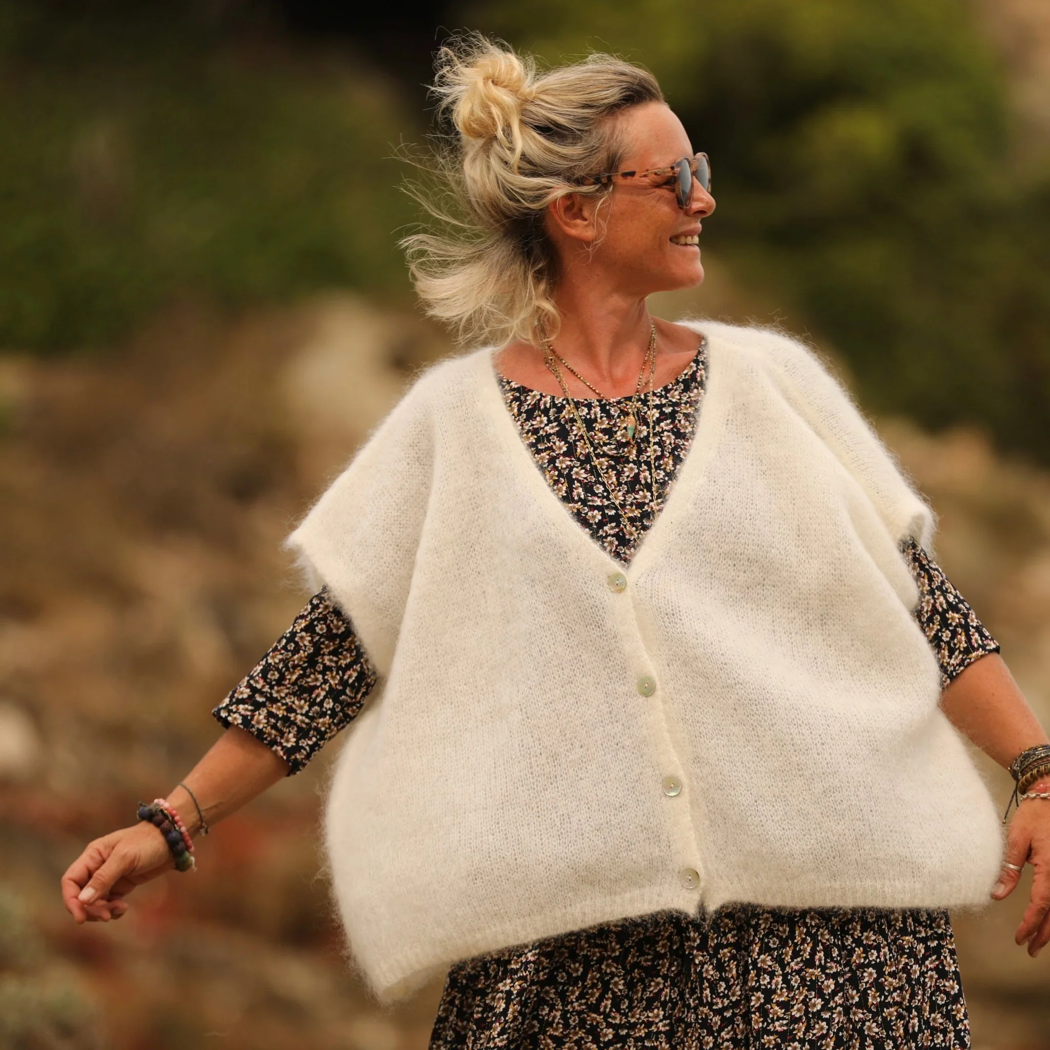 Gilet Claudia - ivoire
