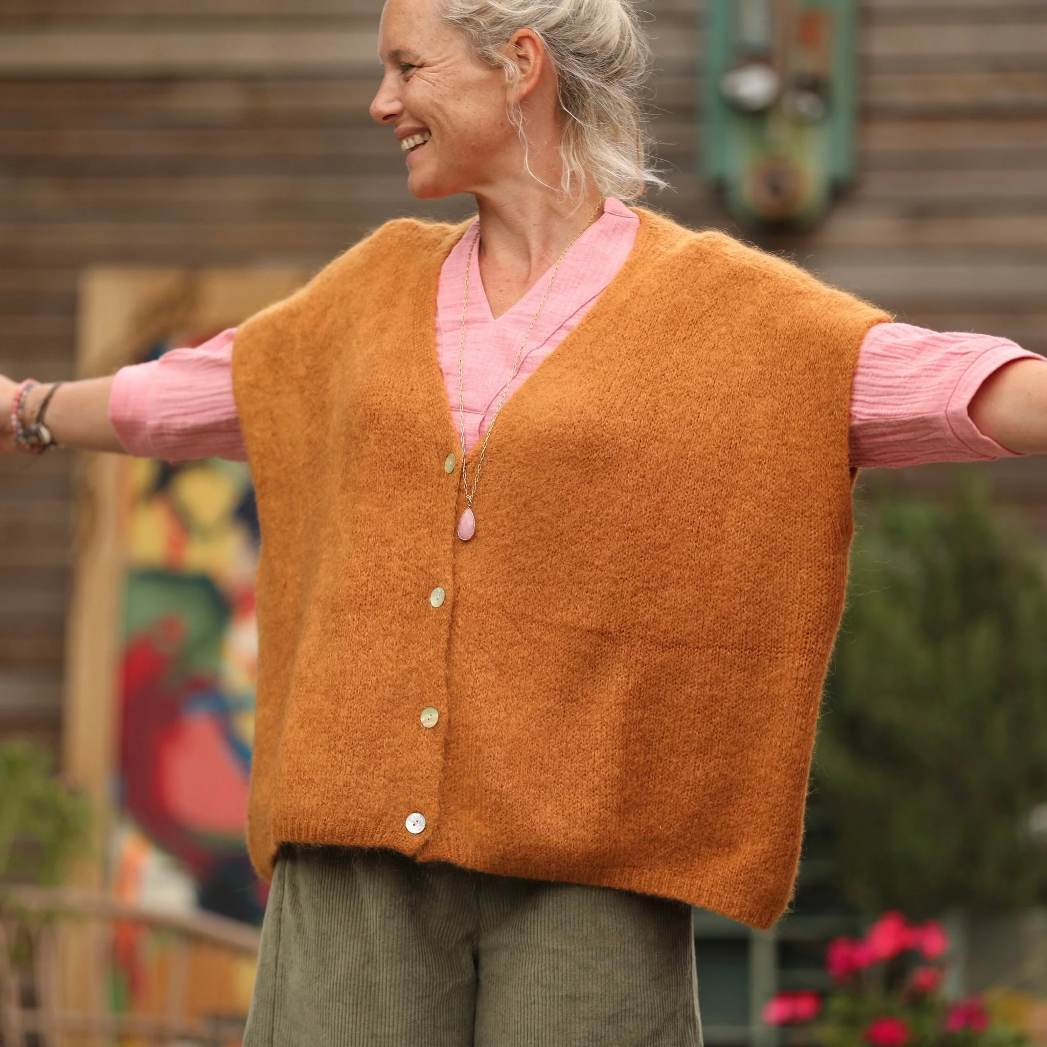 Gilet Claudia - Safran