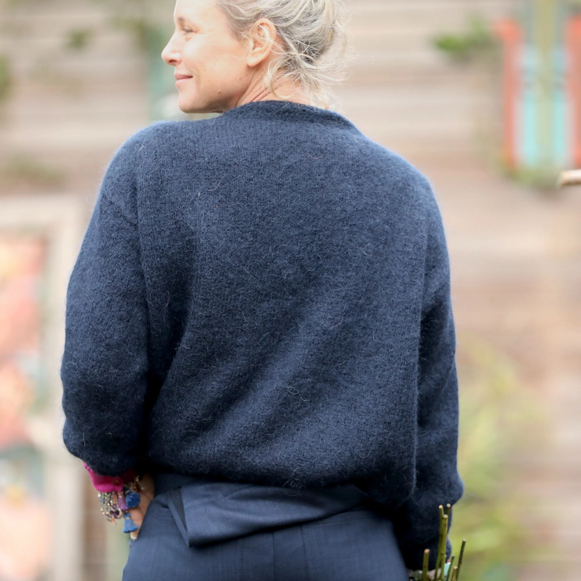Pull Edmonde bleu marine - Image 3