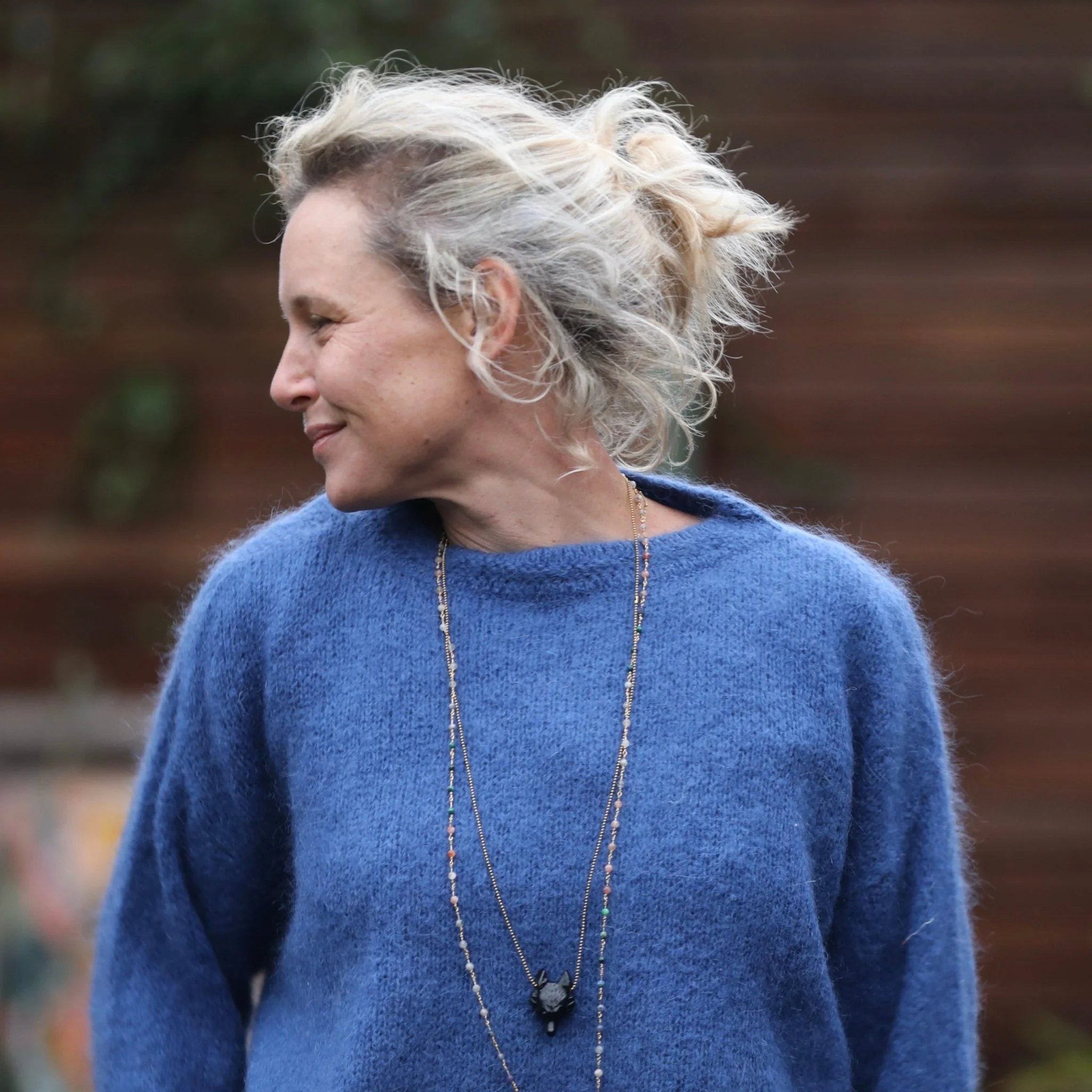 Pull Edmonde bleu roi - Image 6
