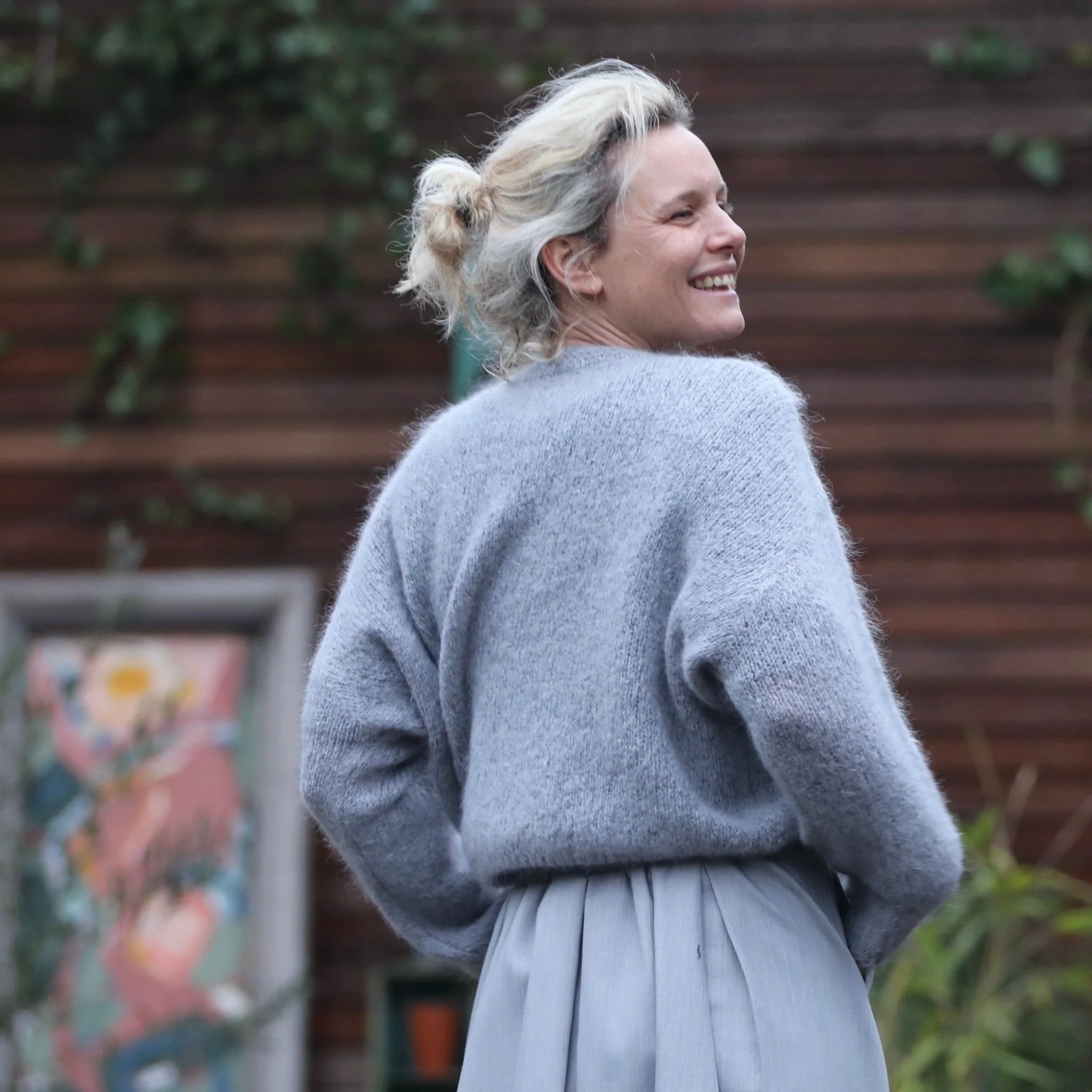 Pull Edmonde gris chiné - Image 12