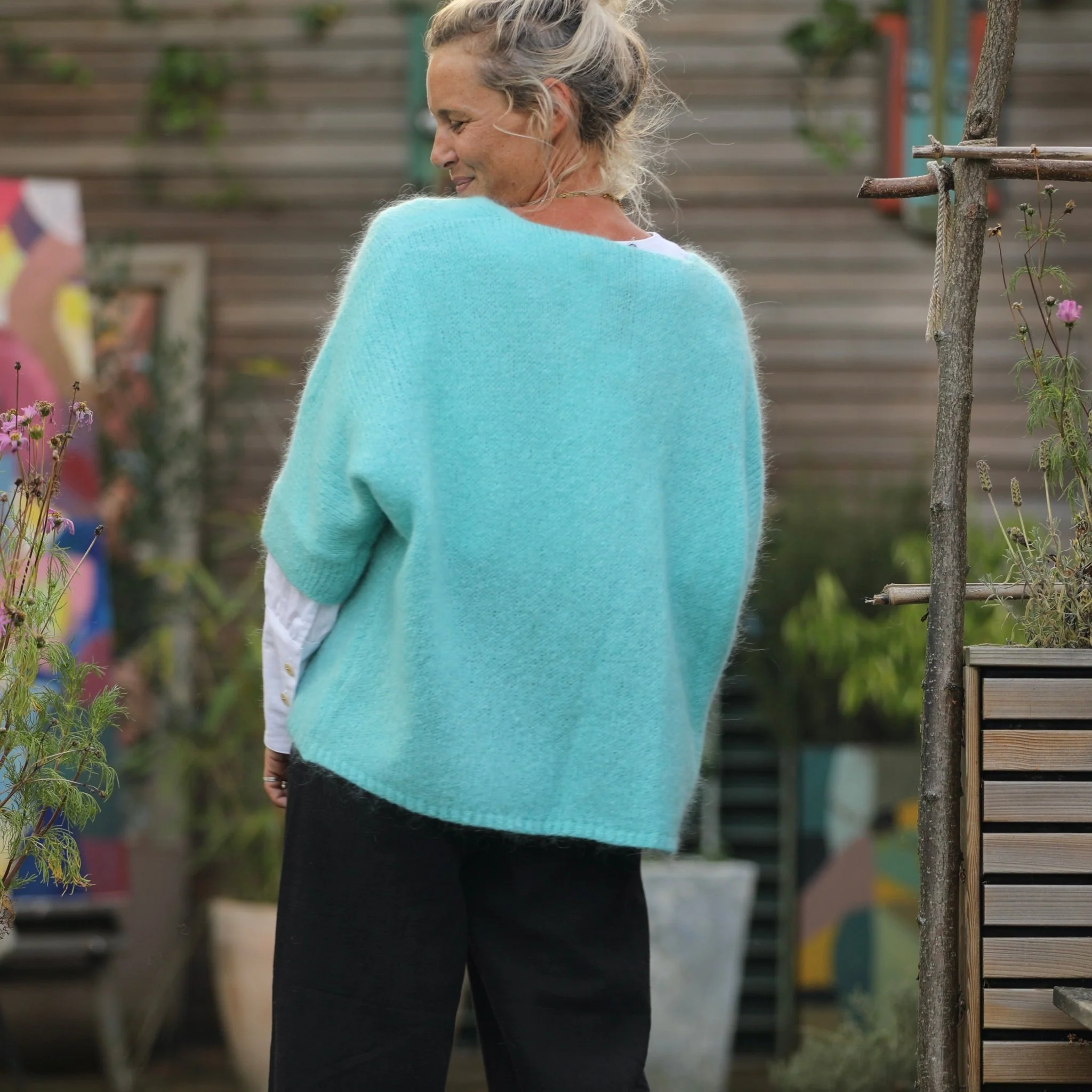 Gilet Hana Turquoise - Image 5