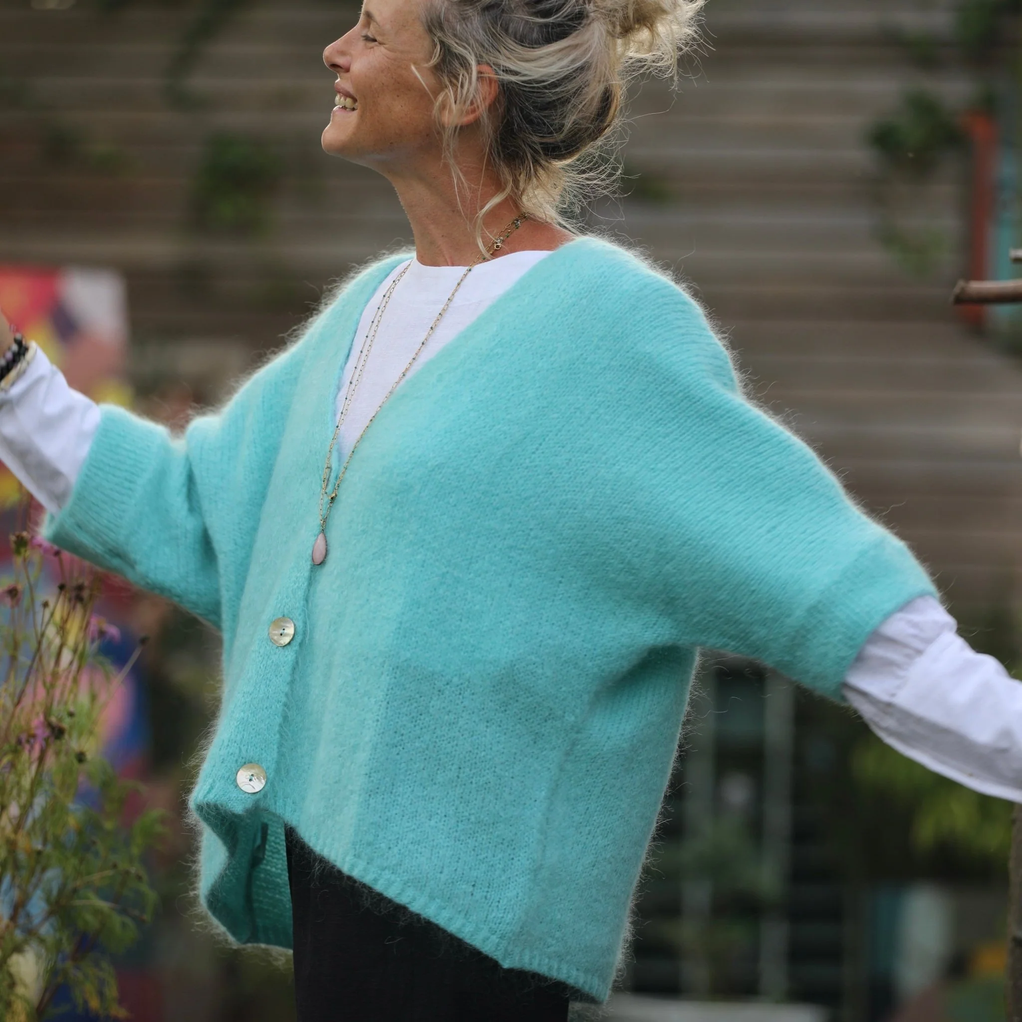 Gilet Hana Turquoise - Image 8