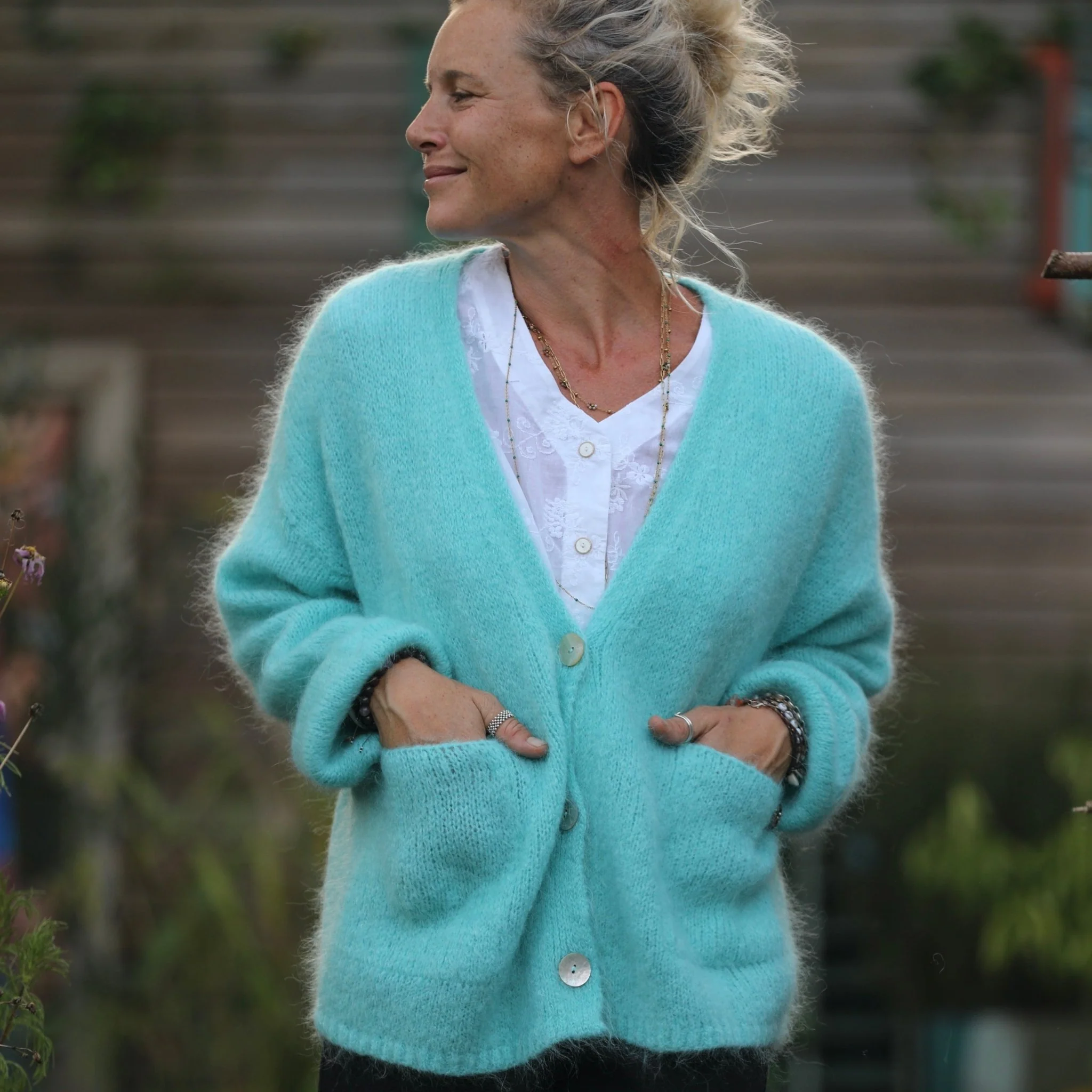 Gilet Eve Turquoise - Image 6