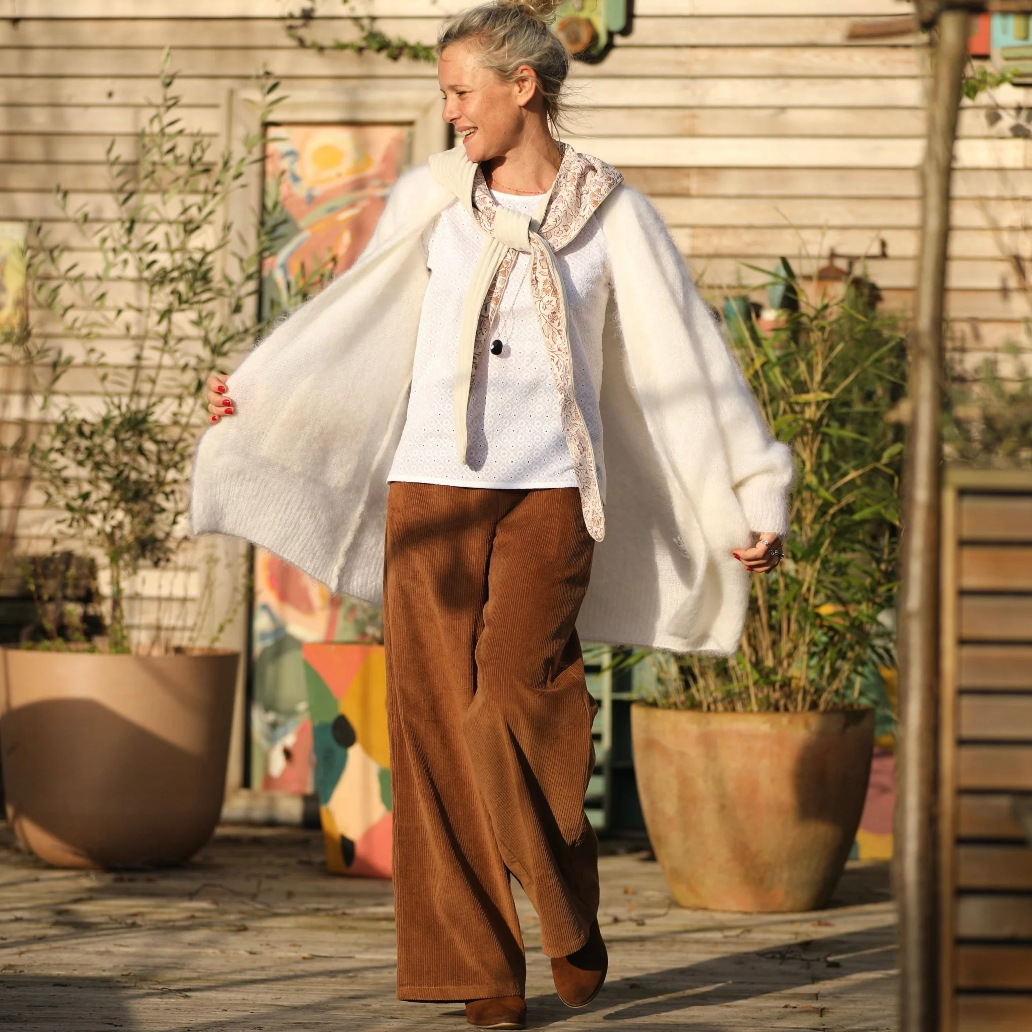 Gilet Heidi ivoire - Image 2