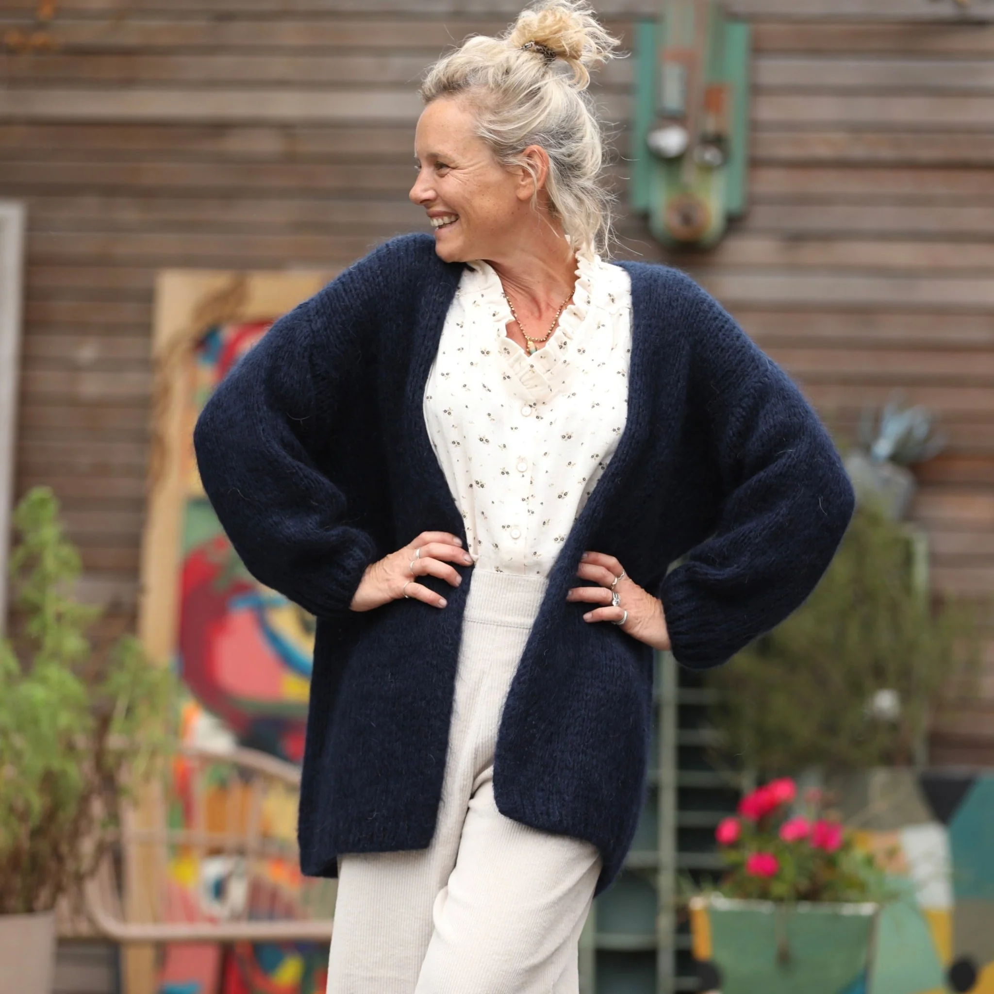 Gilet Prisca Bleu marine