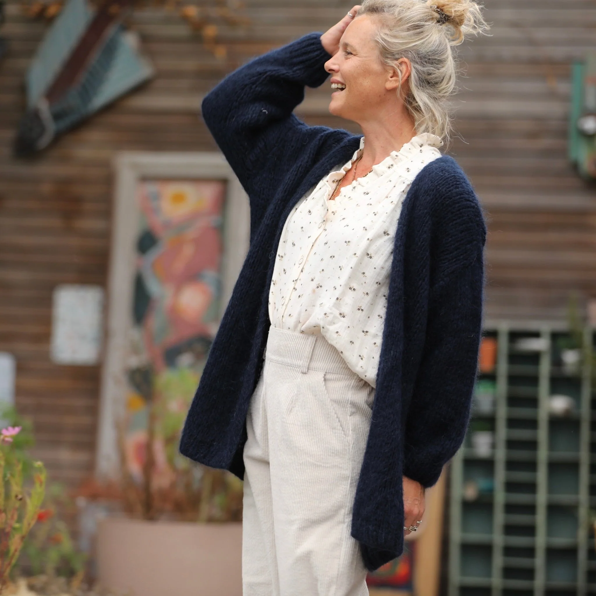 Gilet Prisca Bleu marine - Image 6