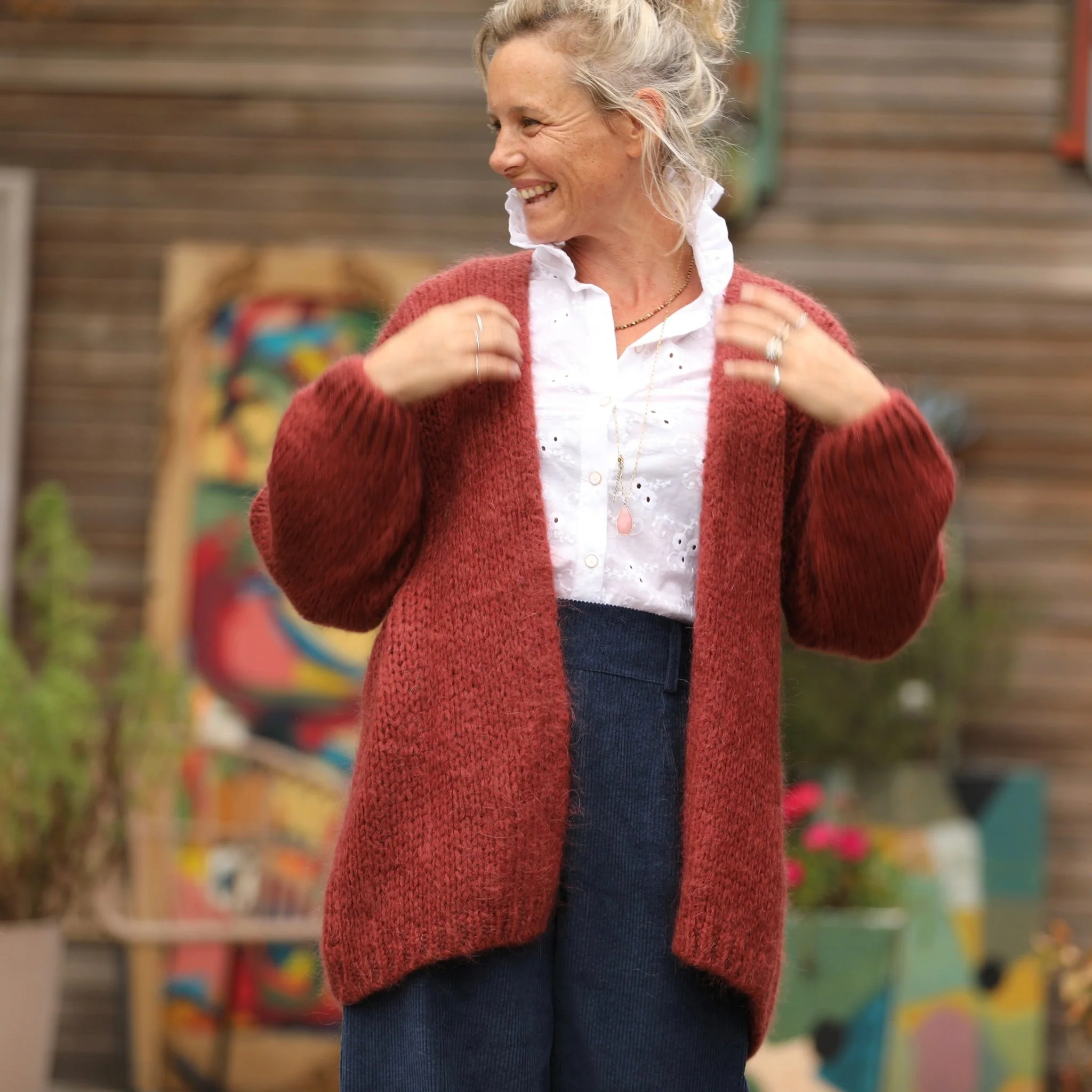 Gilet Prisca Terracotta - Image 3
