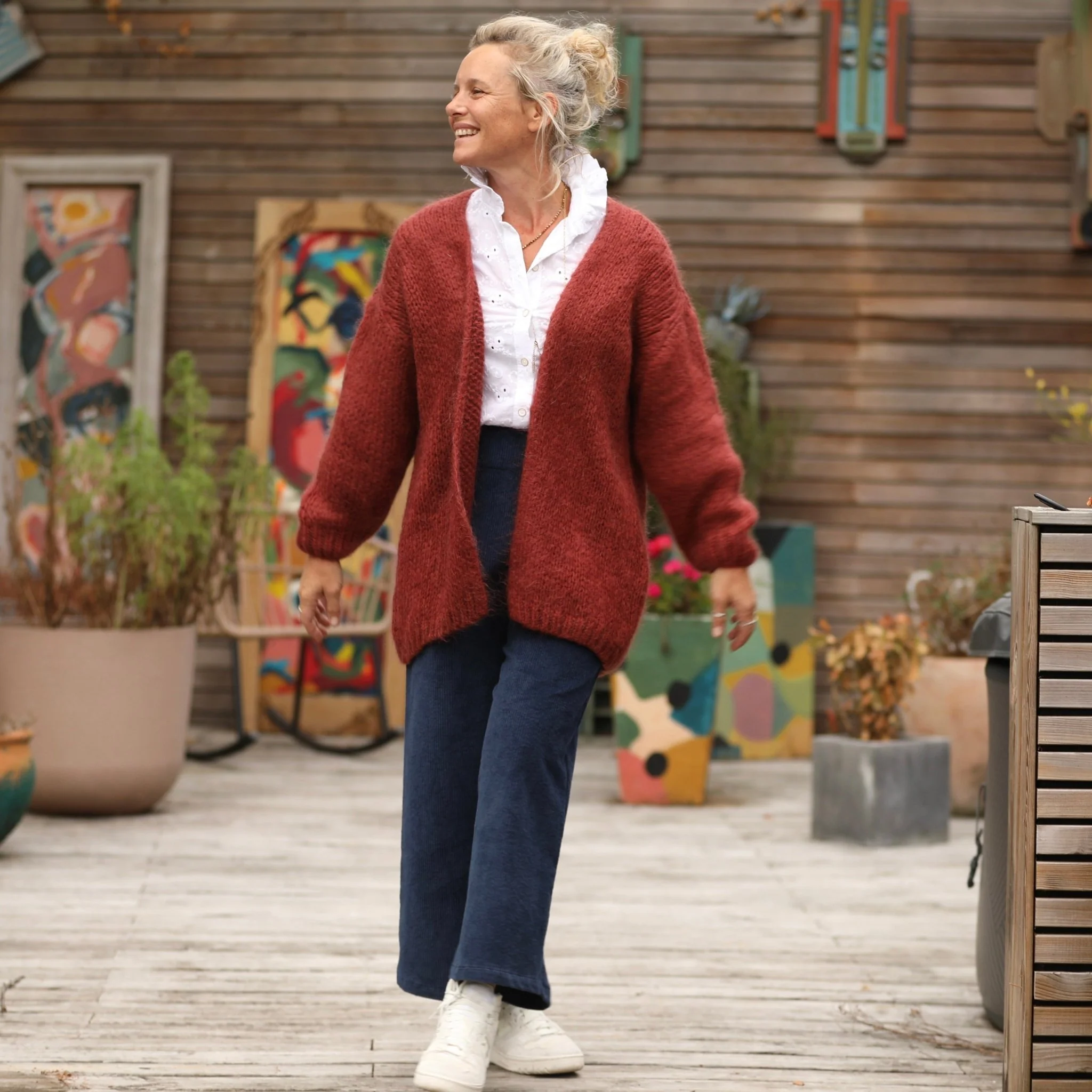 Gilet Prisca Terracotta - Image 7