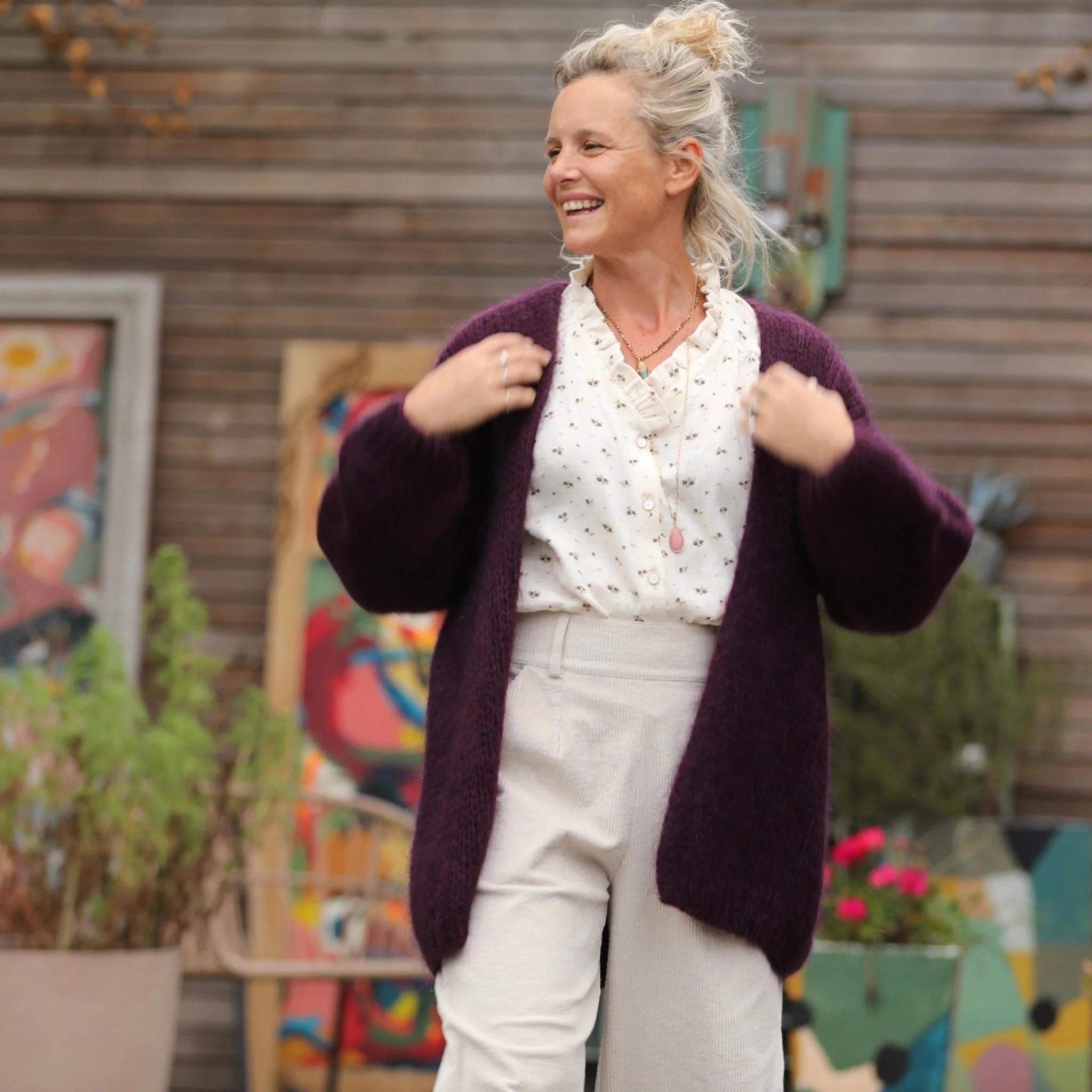 Gilet Prisca Prune - Image 6