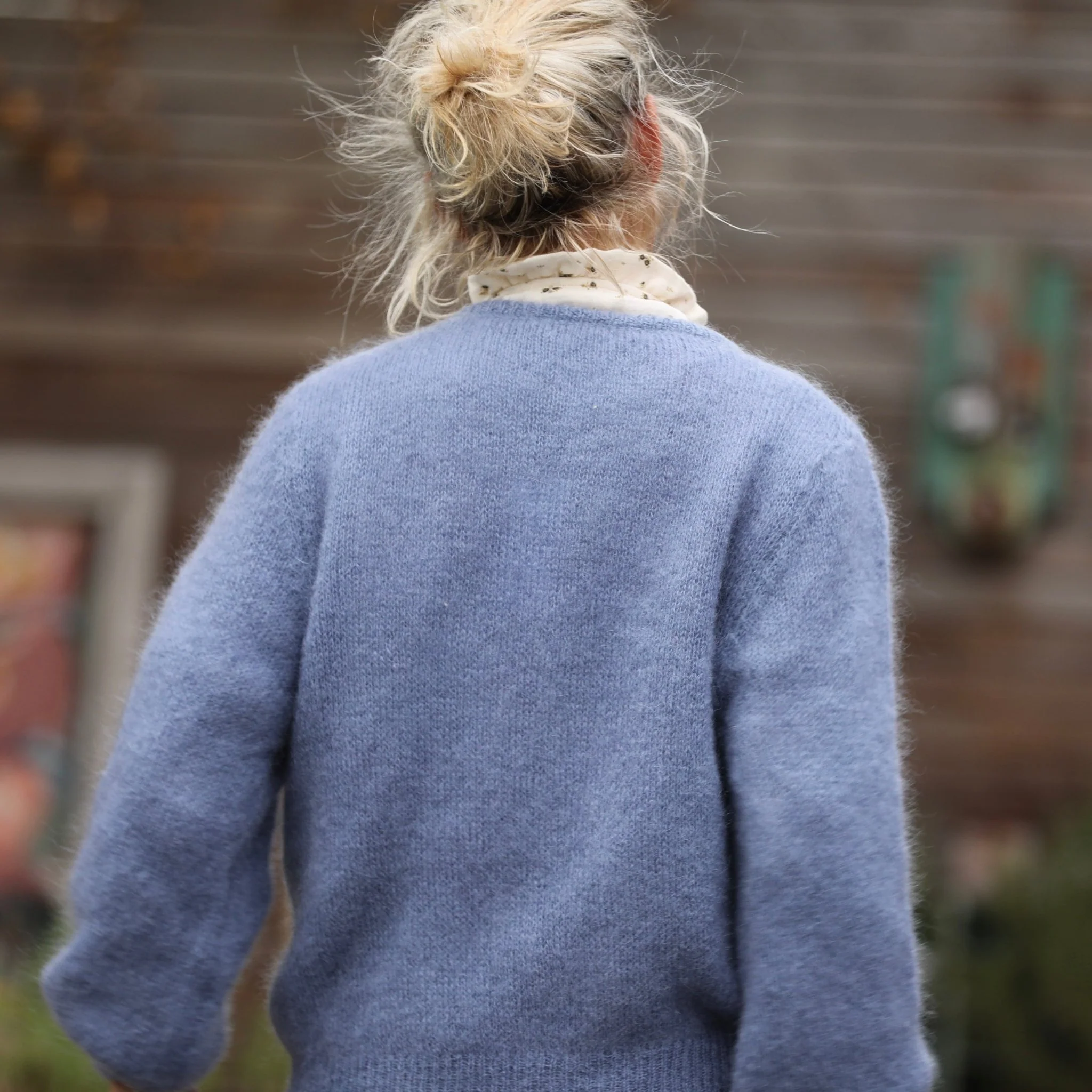 Gilet Sélène - Bleu brumeux - Image 3