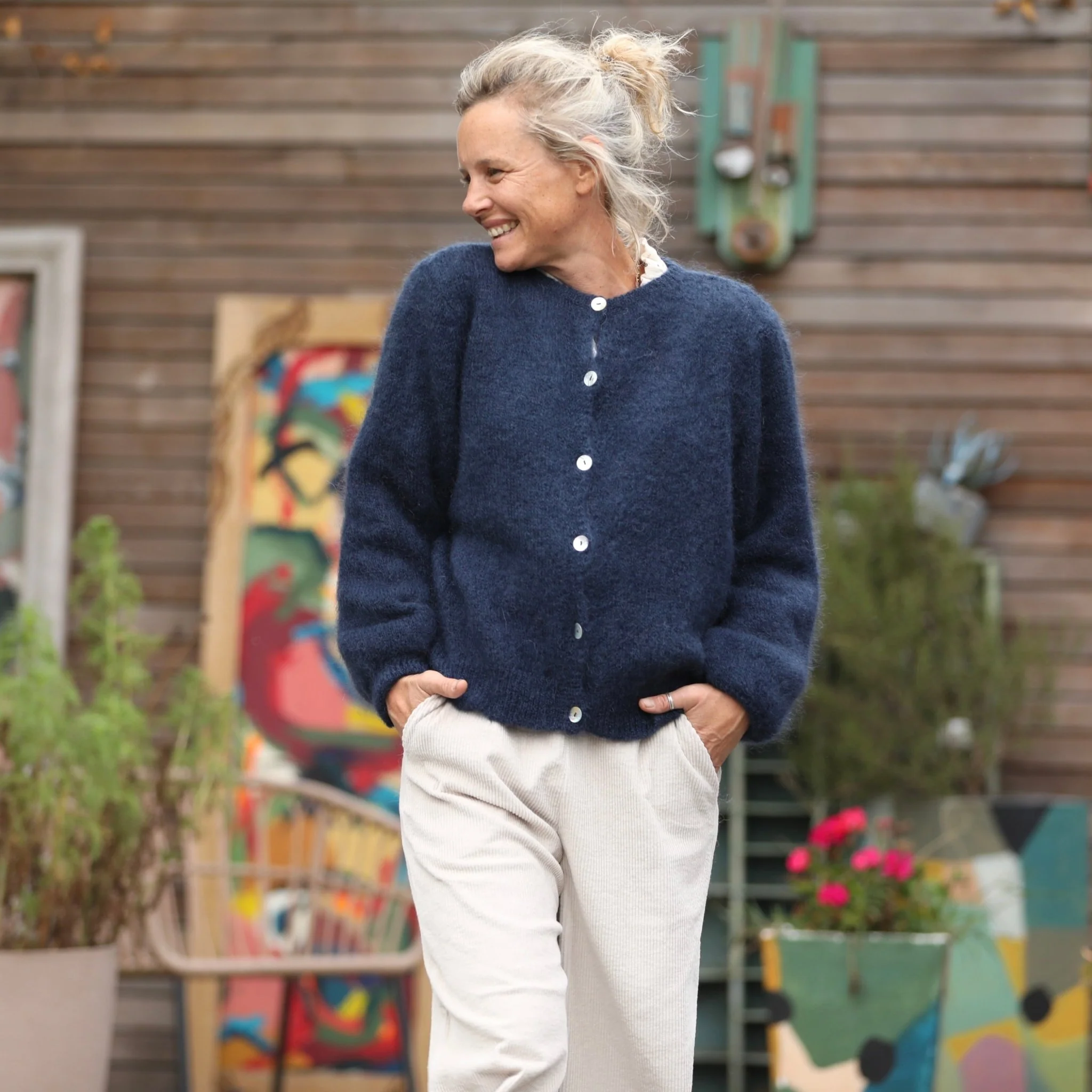 Gilet Sélène - Bleu marine - Image 5