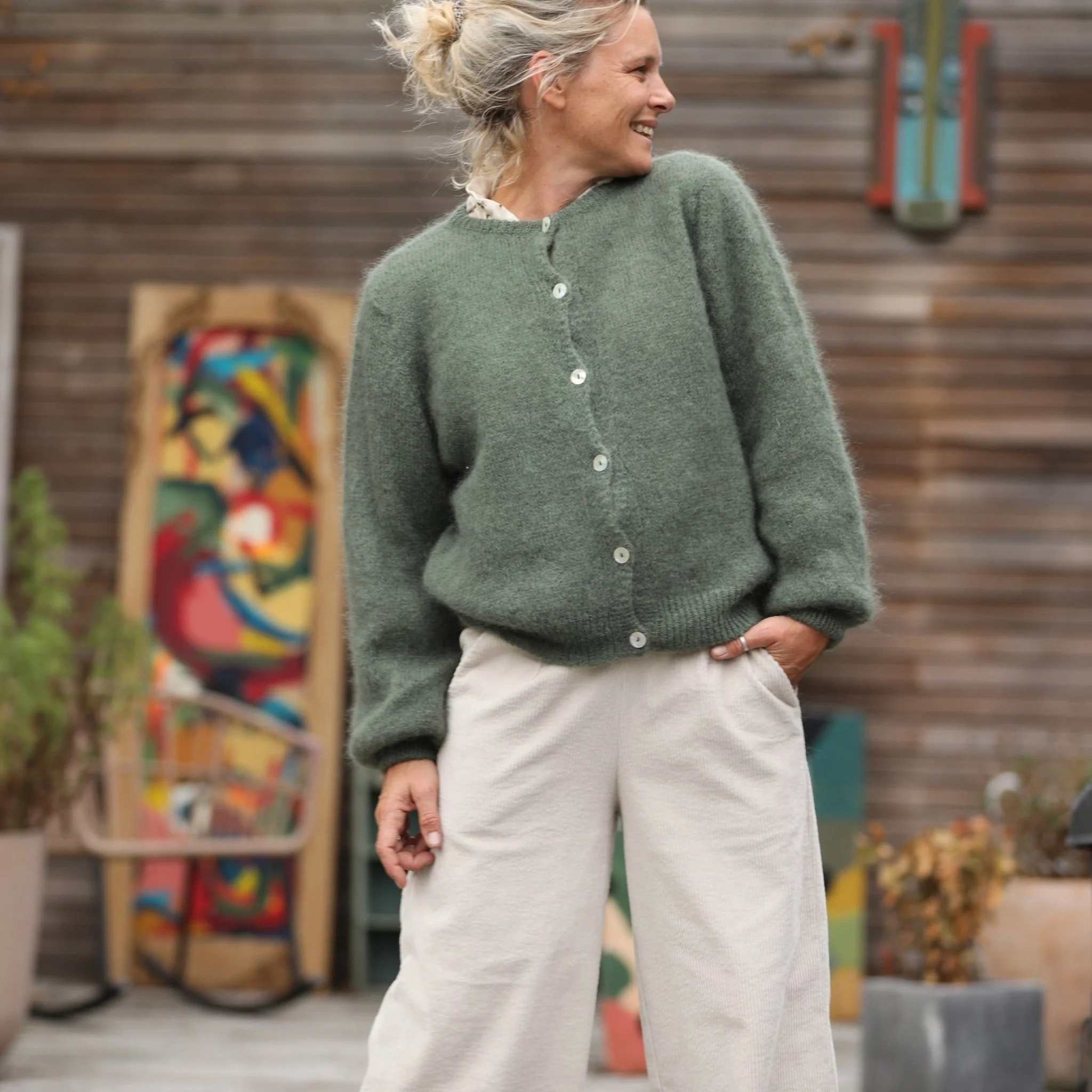 Gilet Sélène - Kaki - Image 12