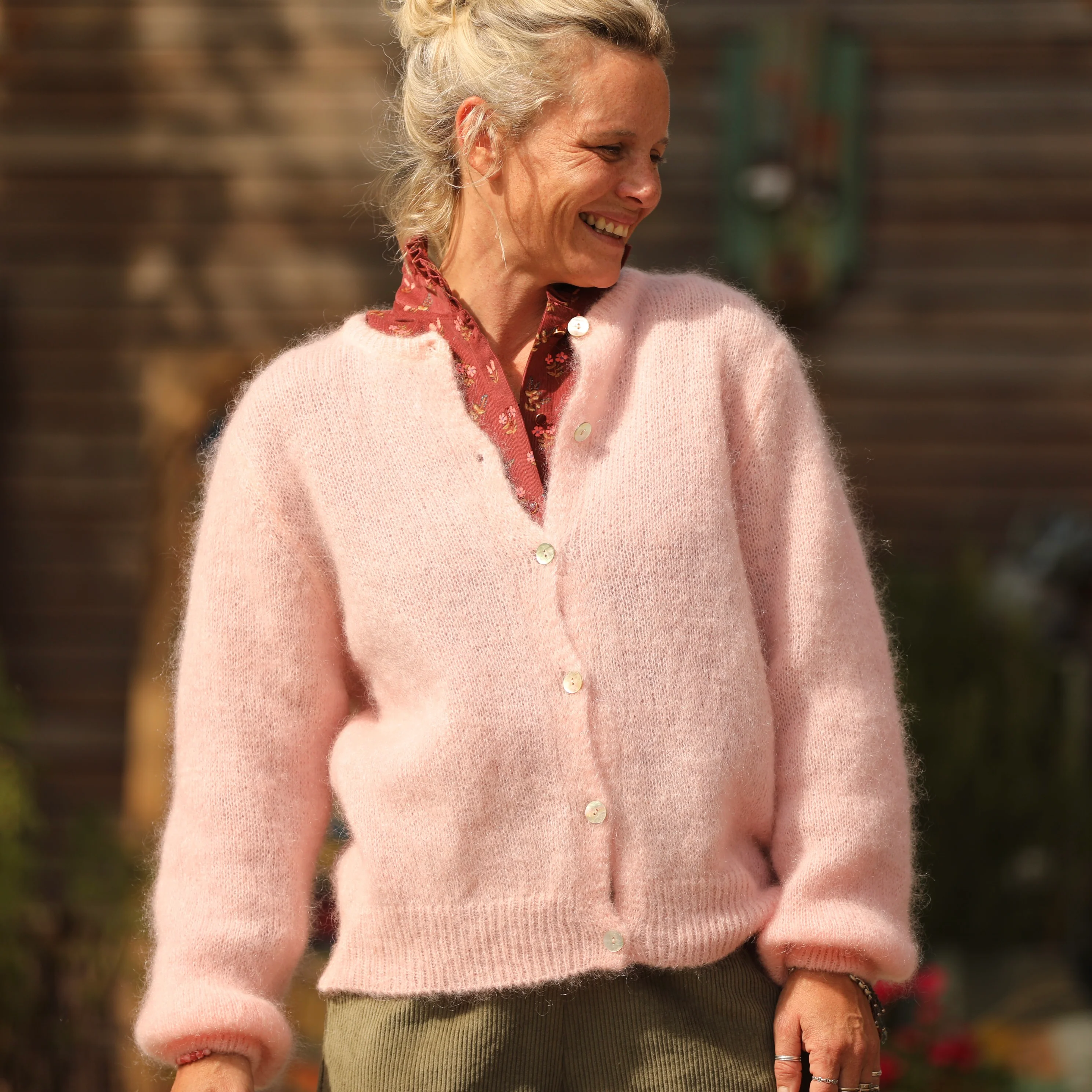 Gilet Sélène - Rose dragé - Image 4