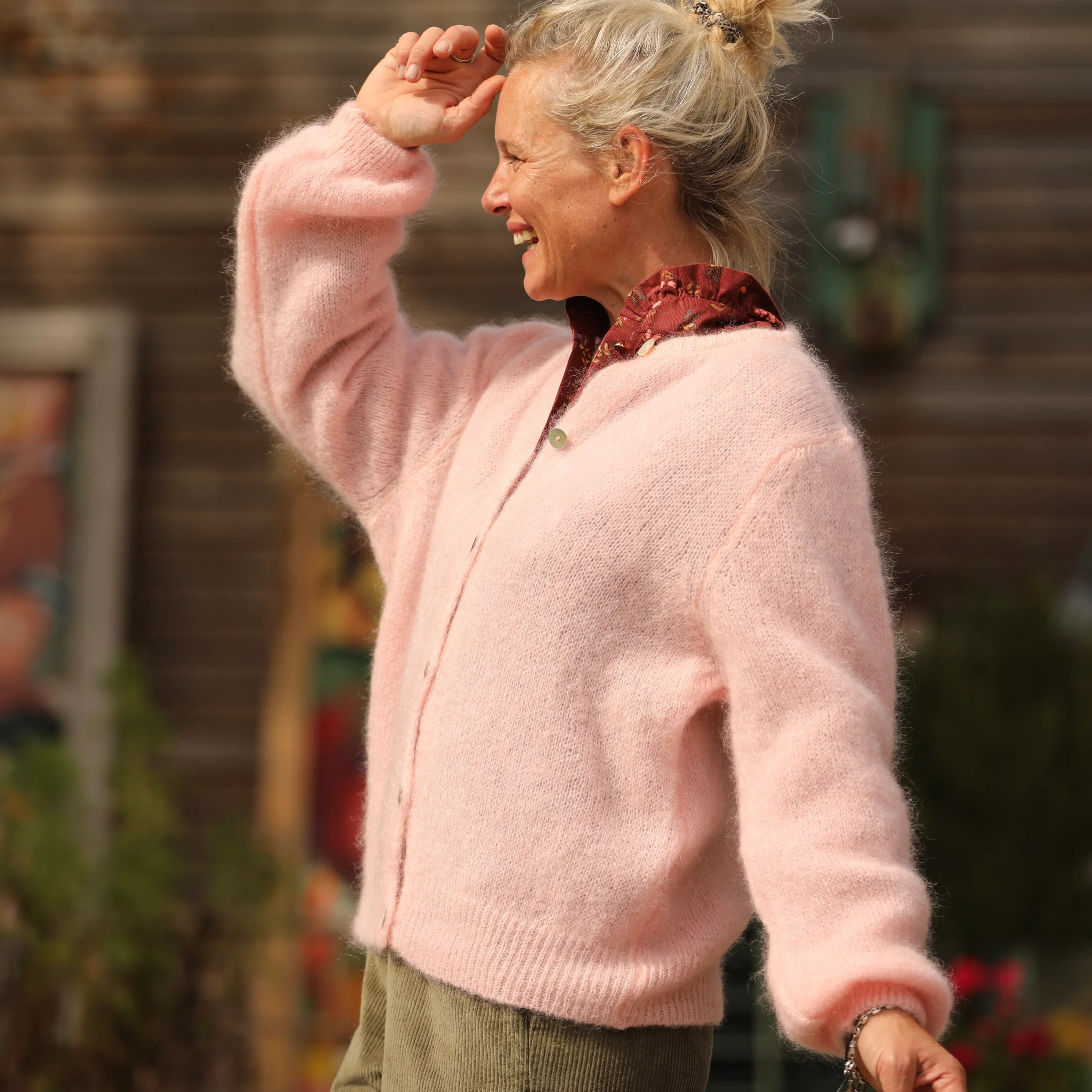 Gilet Sélène - Rose dragé - Image 5