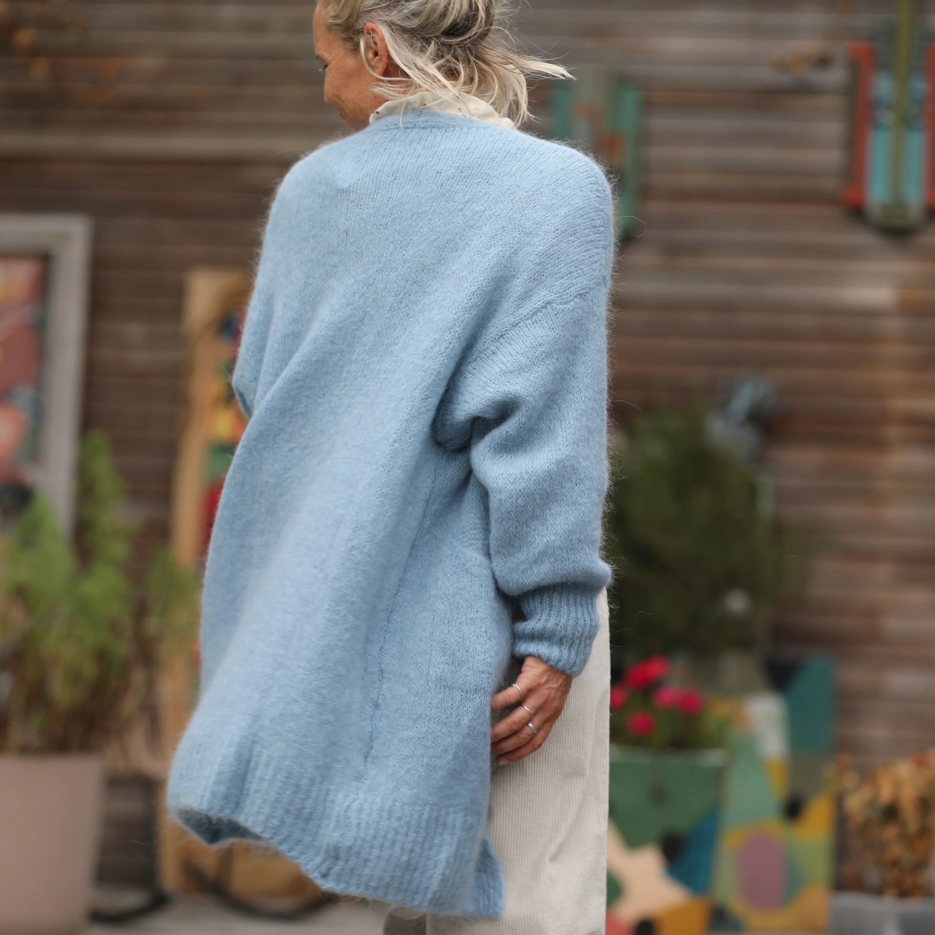 Gilet Naïs - Bleu ciel - Image 2