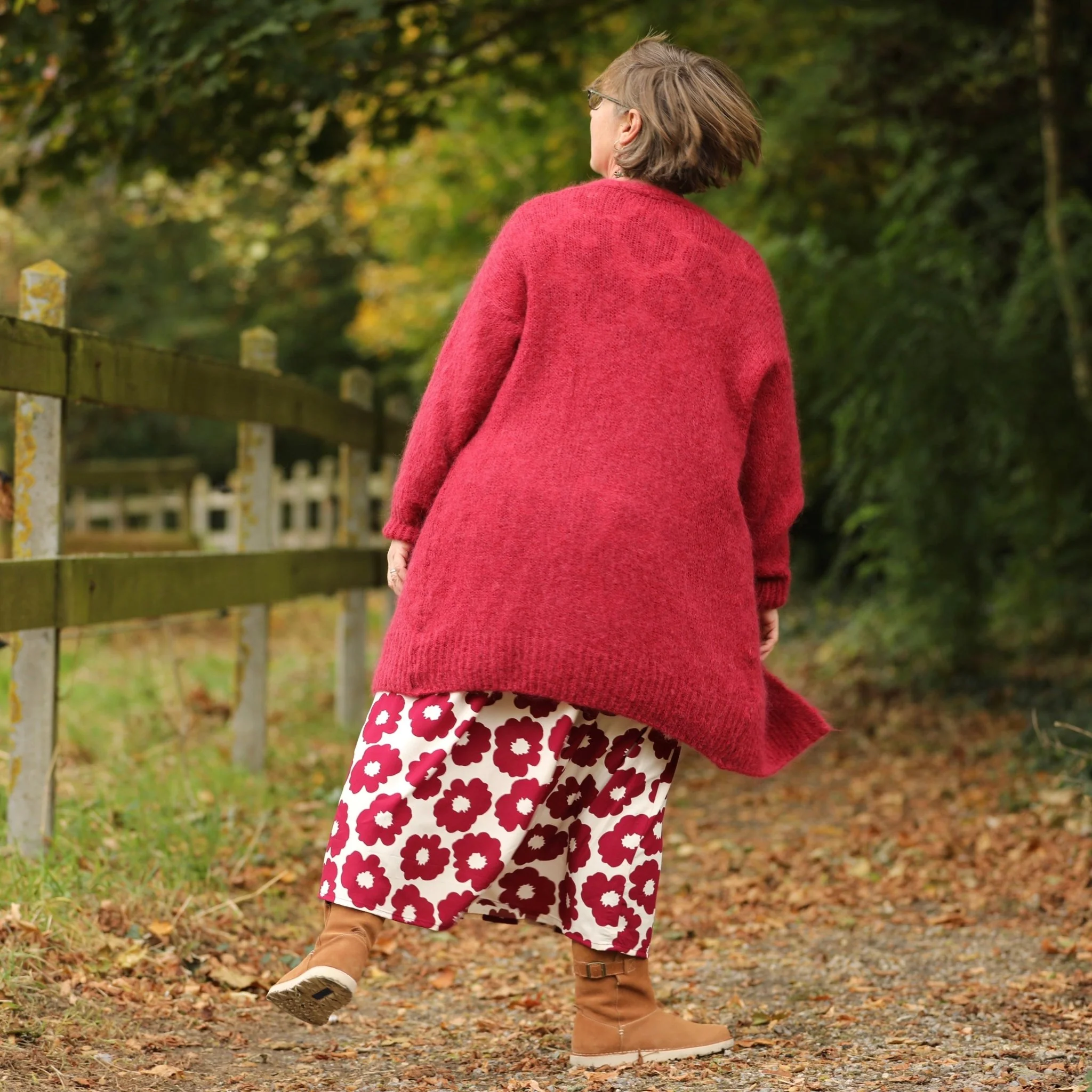 Gilet Naïs - Grenat - Image 15